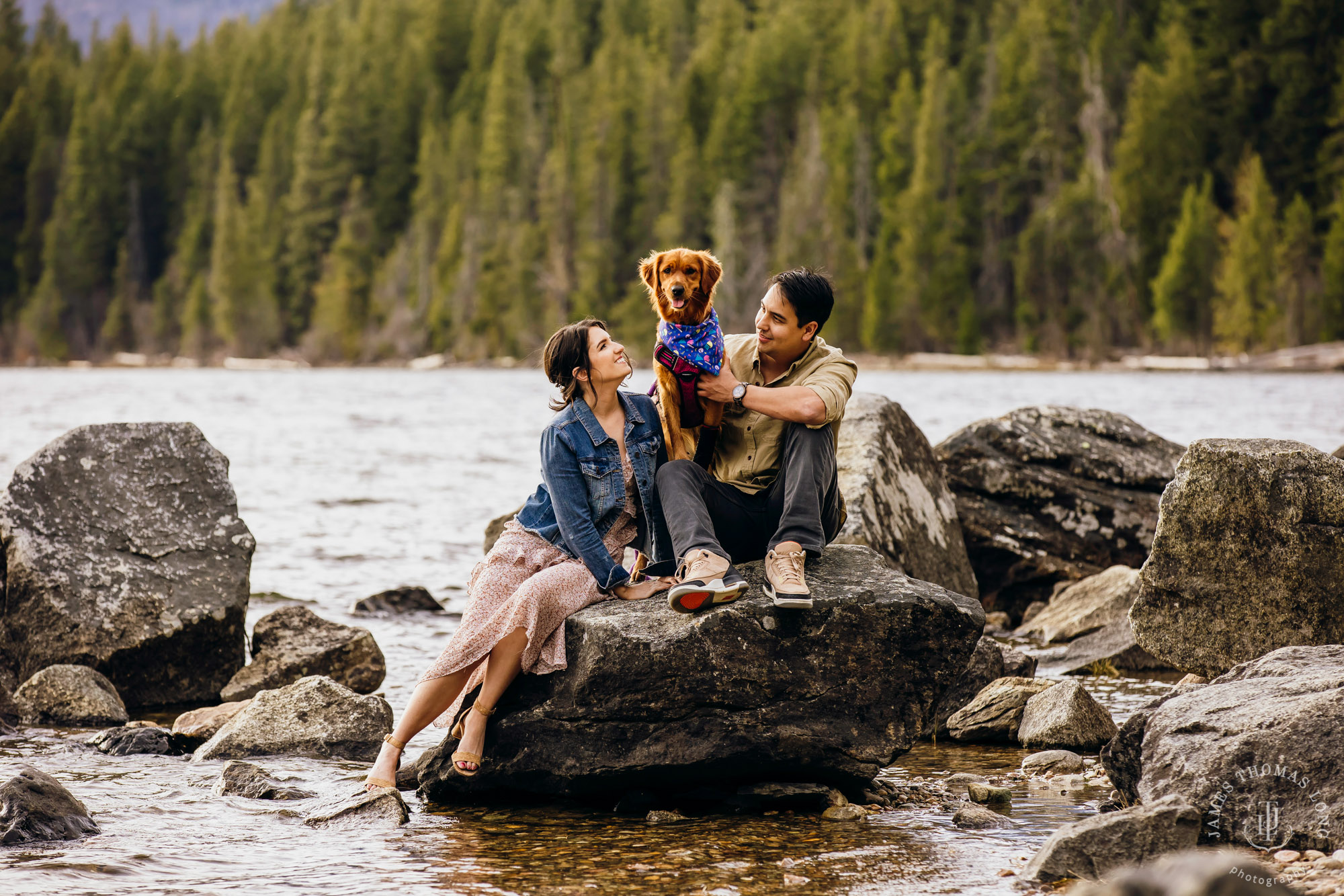 Seattle Cascade Mountain adventure engagement session by Seattle adventure elopement photographer James Thomas Long Photography