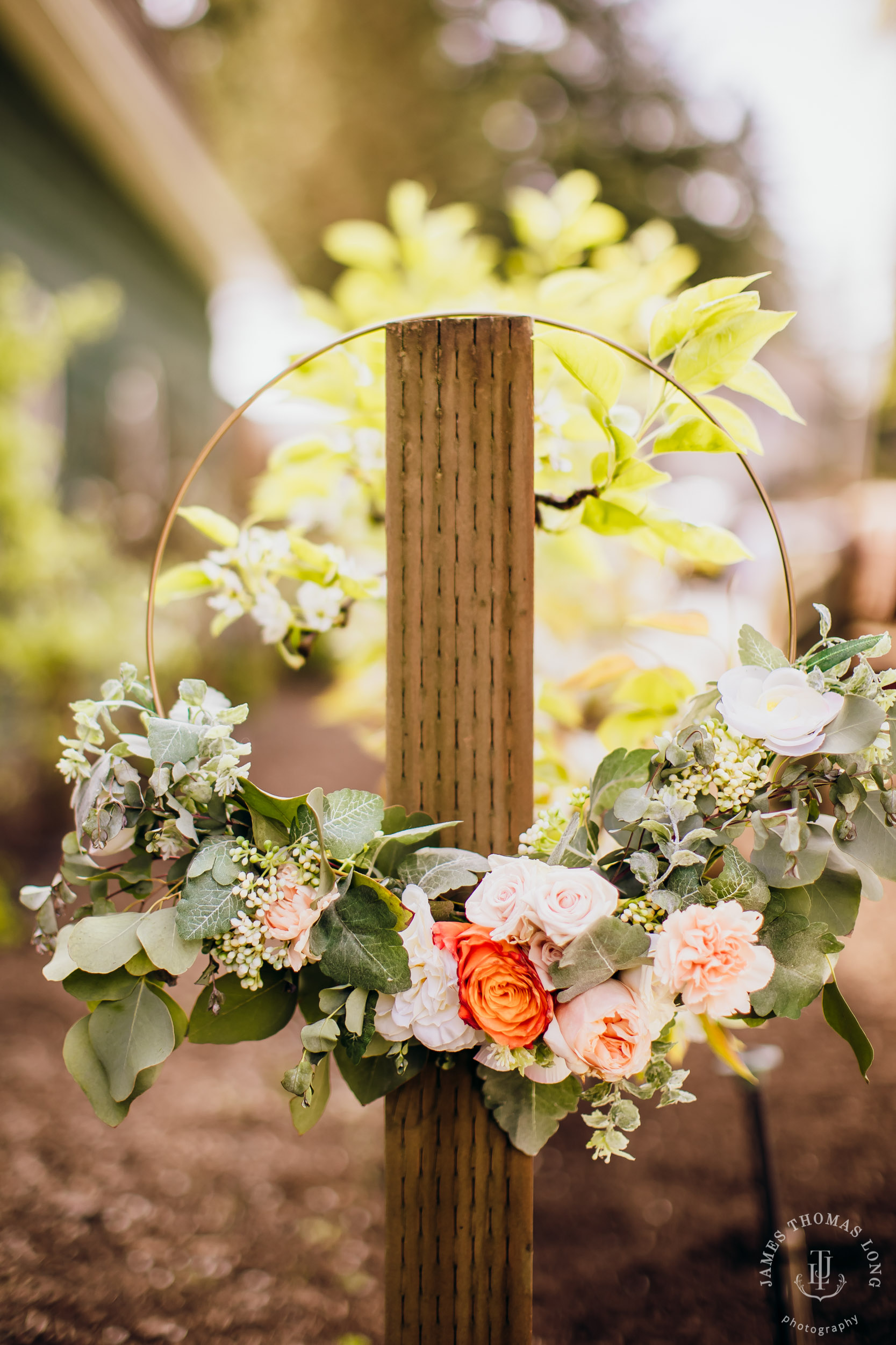 The Barn at Holly Farm Bothell wedding by Seattle wedding photographer James Thomas Long Photography