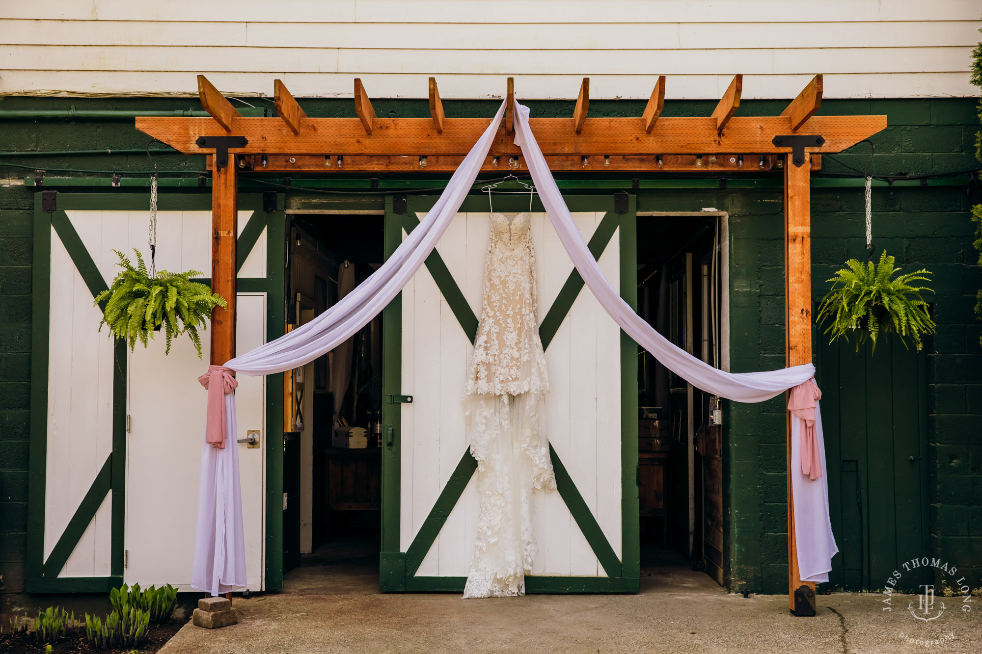 The Barn at Holly Farm Bothell wedding by Seattle wedding photographer James Thomas Long Photography