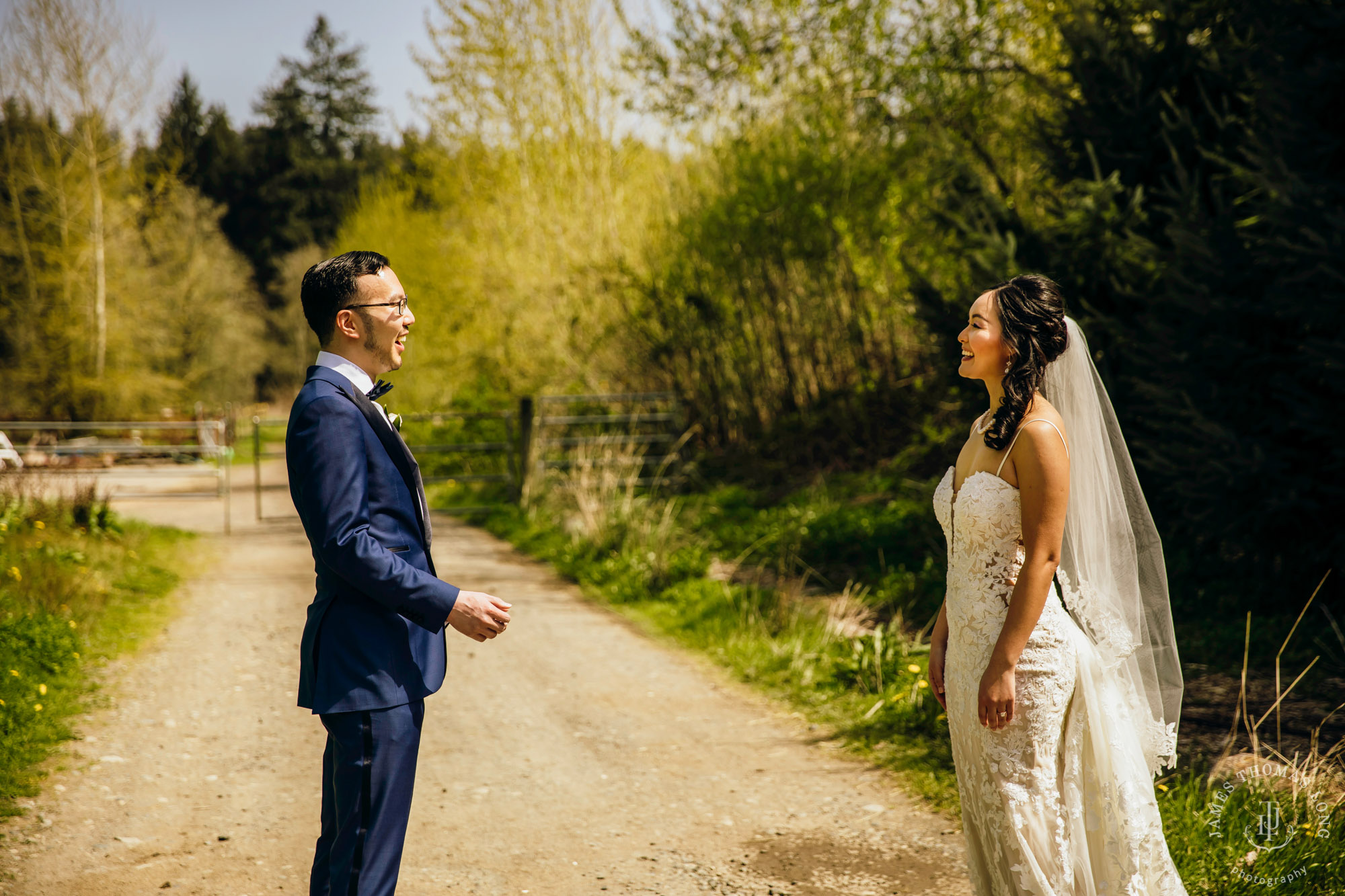 The Barn at Holly Farm Bothell wedding by Seattle wedding photographer James Thomas Long Photography