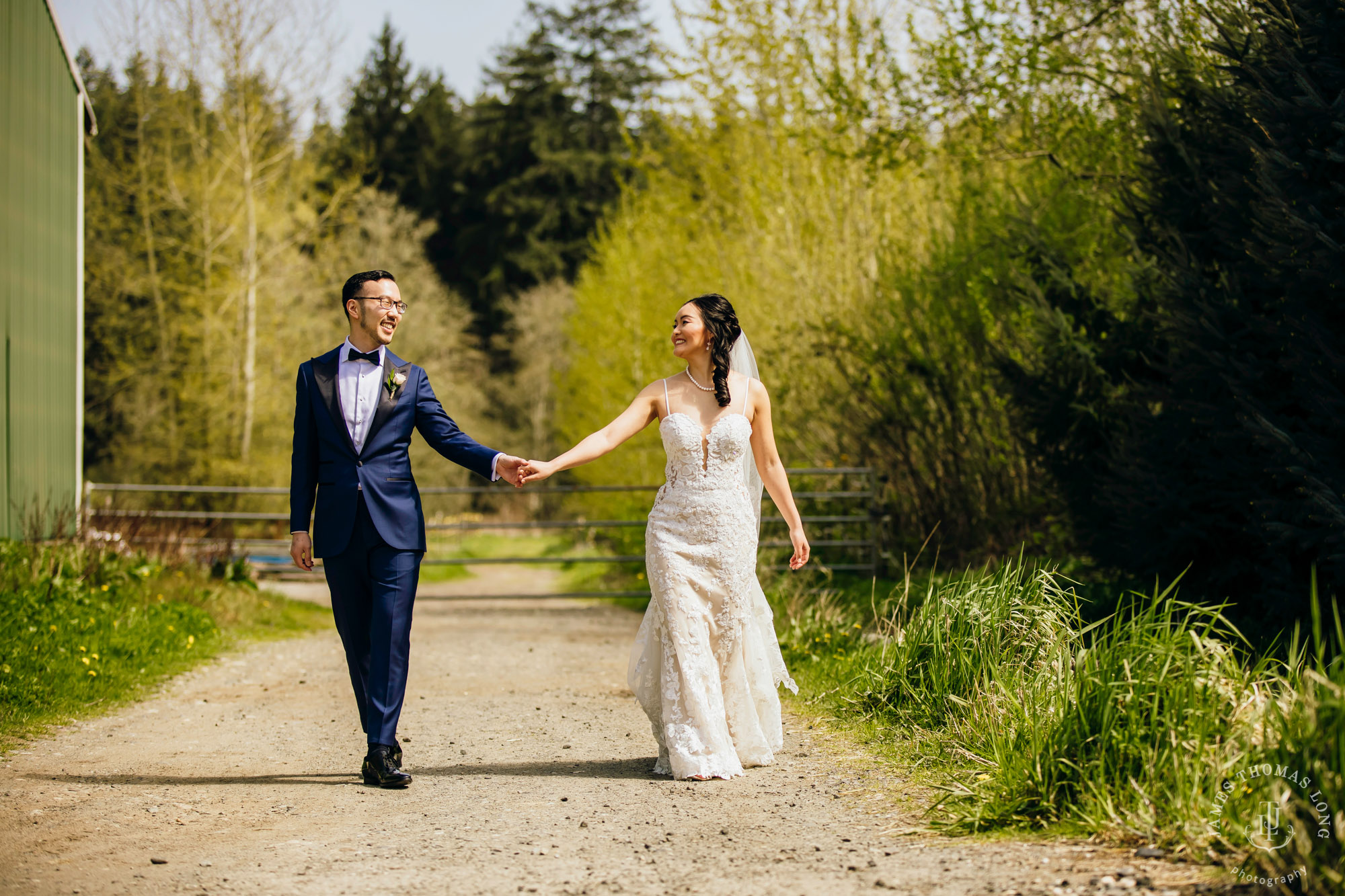 The Barn at Holly Farm Bothell wedding by Seattle wedding photographer James Thomas Long Photography