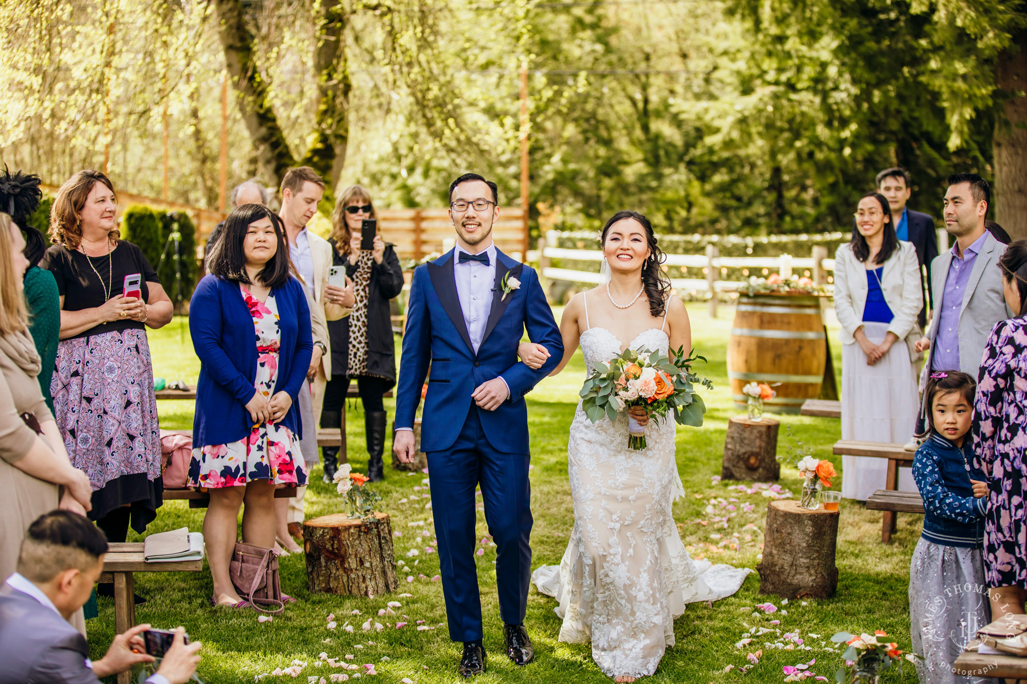 The Barn at Holly Farm Bothell wedding by Seattle wedding photographer James Thomas Long Photography