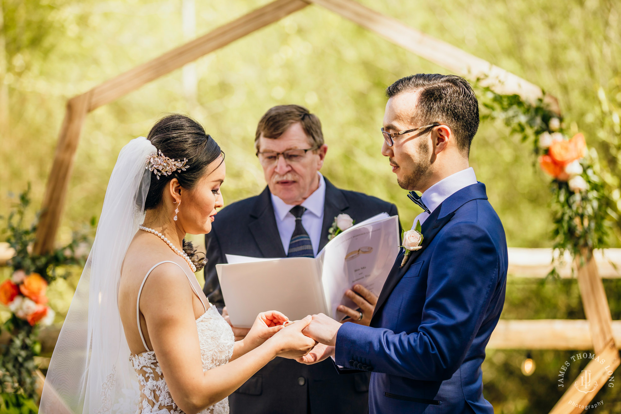 The Barn at Holly Farm Bothell wedding by Seattle wedding photographer James Thomas Long Photography