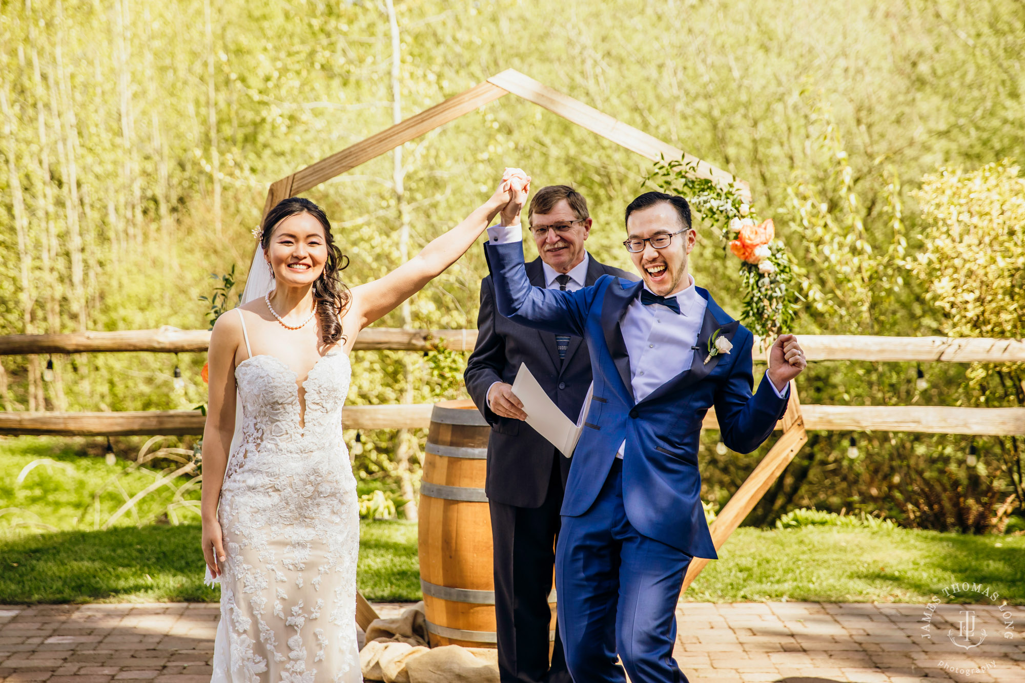 The Barn at Holly Farm Bothell wedding by Seattle wedding photographer James Thomas Long Photography