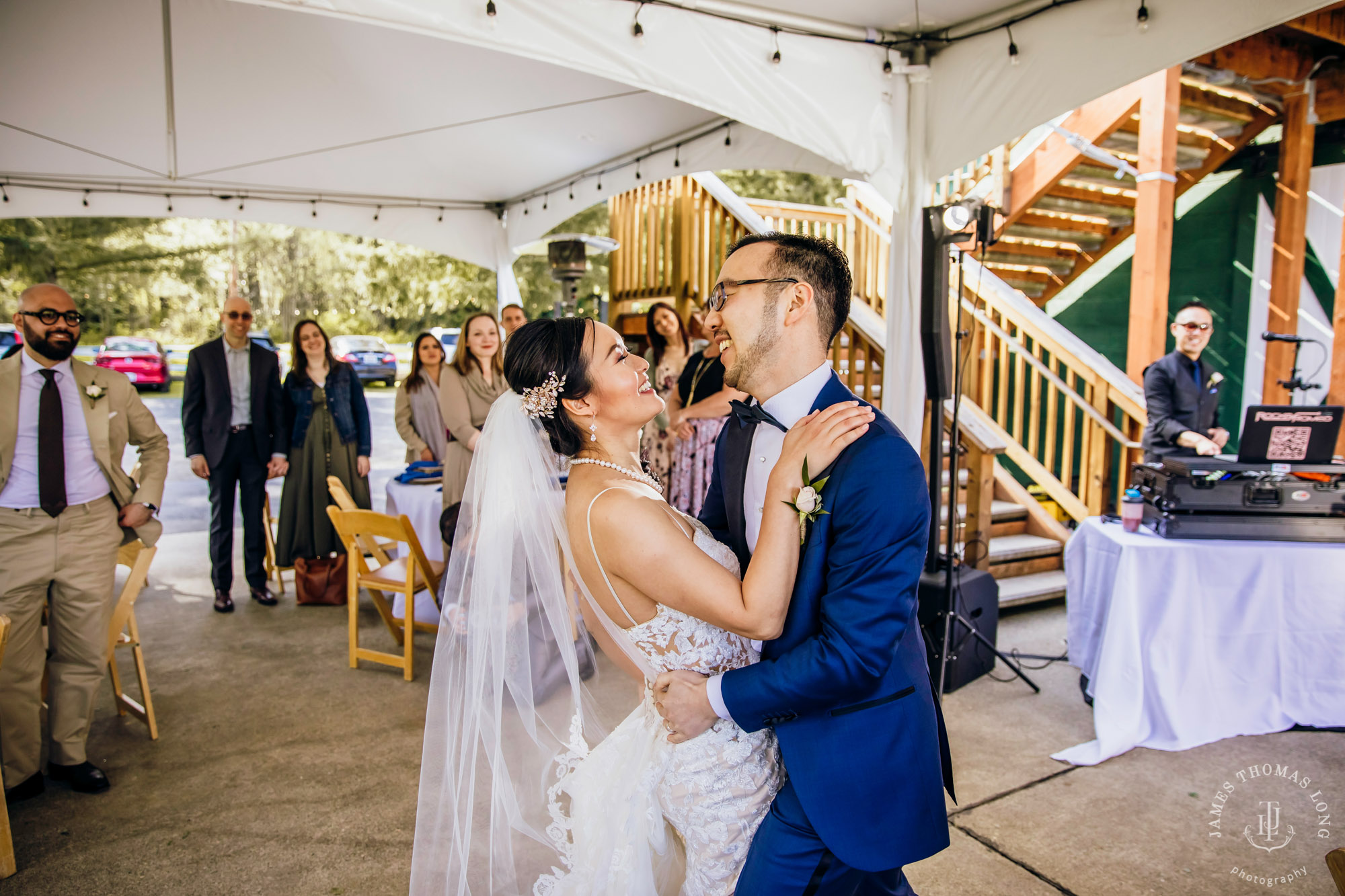 The Barn at Holly Farm Bothell wedding by Seattle wedding photographer James Thomas Long Photography