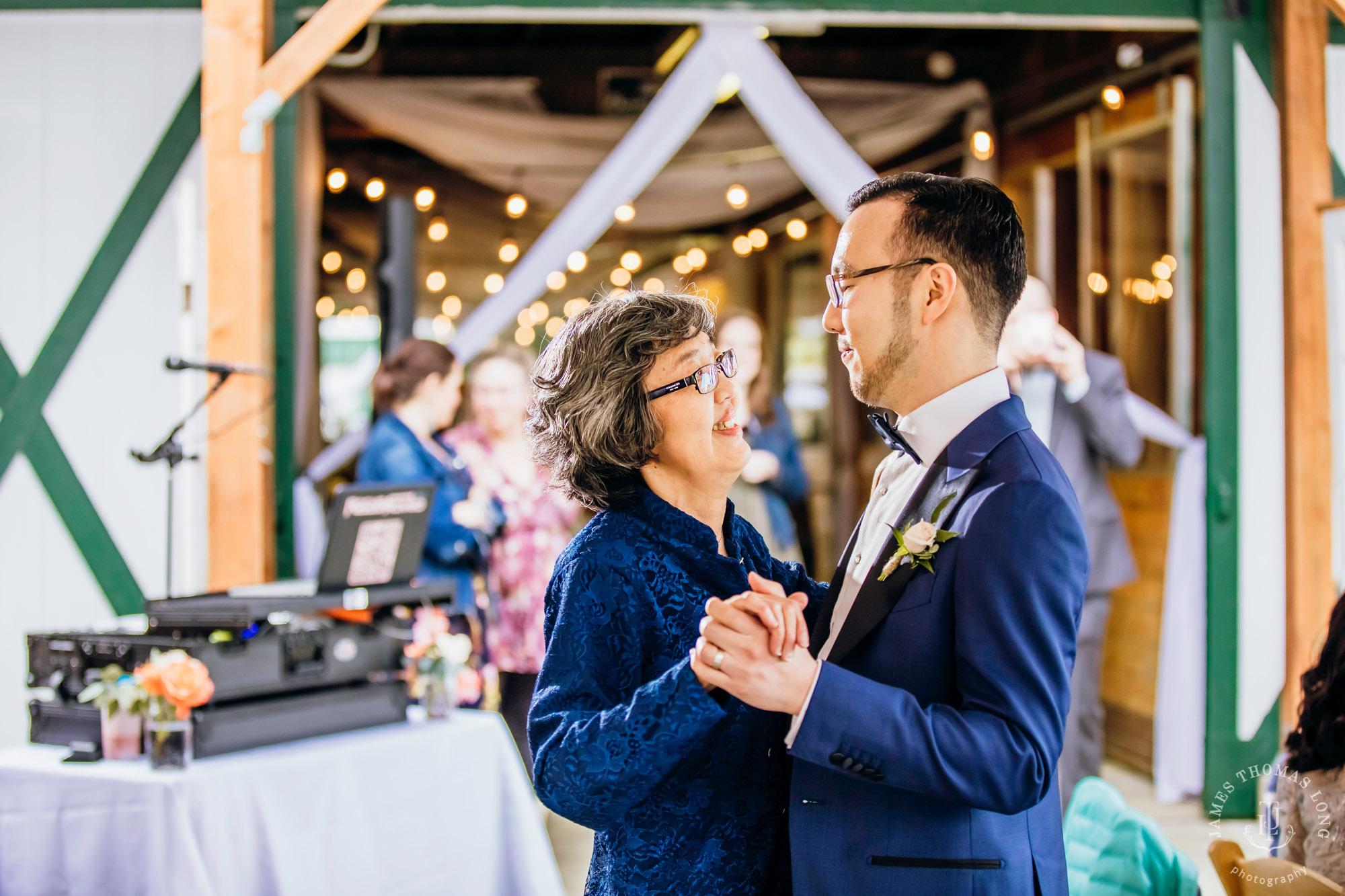 The Barn at Holly Farm Bothell wedding by Seattle wedding photographer James Thomas Long Photography