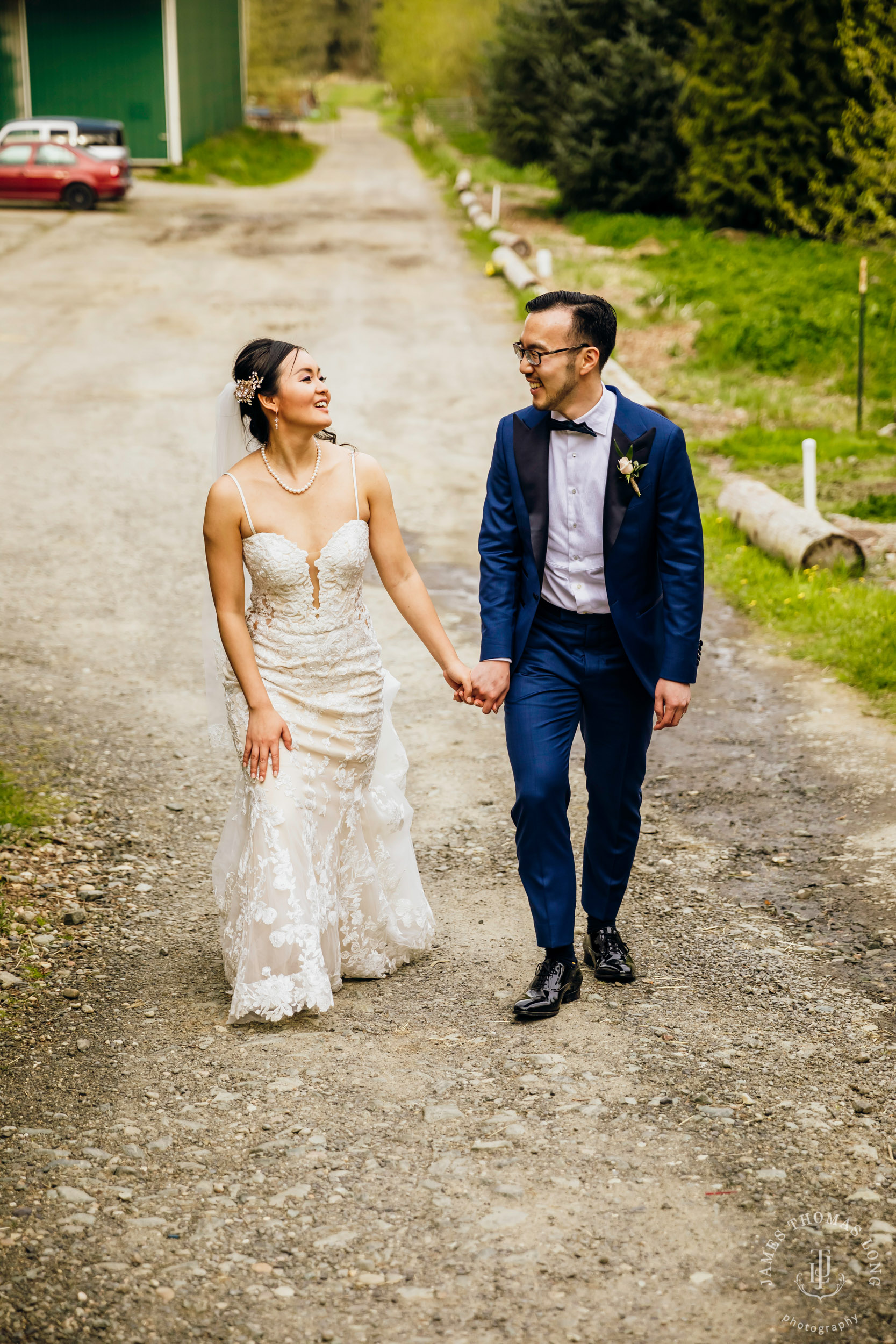 The Barn at Holly Farm Bothell wedding by Seattle wedding photographer James Thomas Long Photography