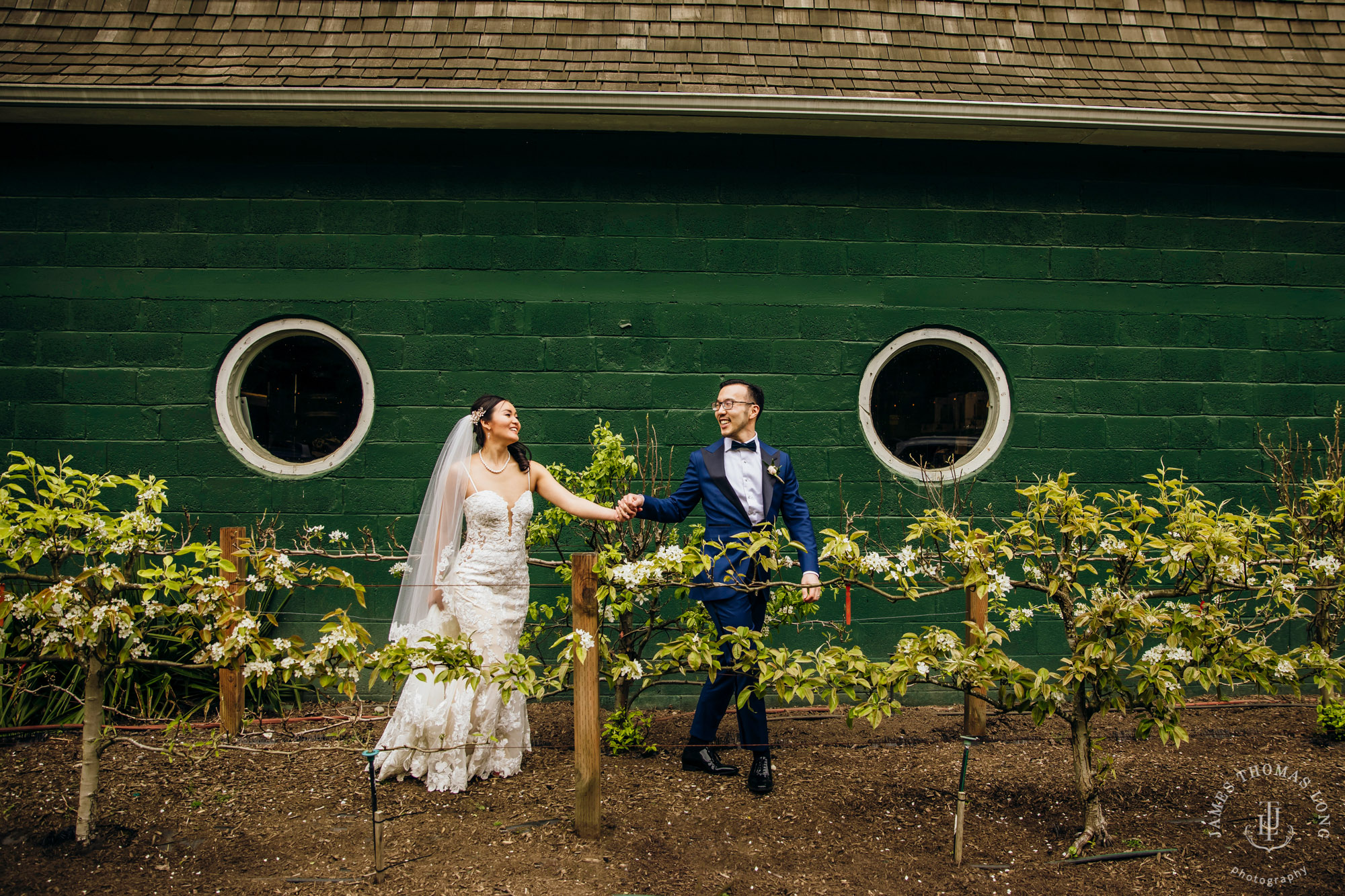 The Barn at Holly Farm Bothell wedding by Seattle wedding photographer James Thomas Long Photography