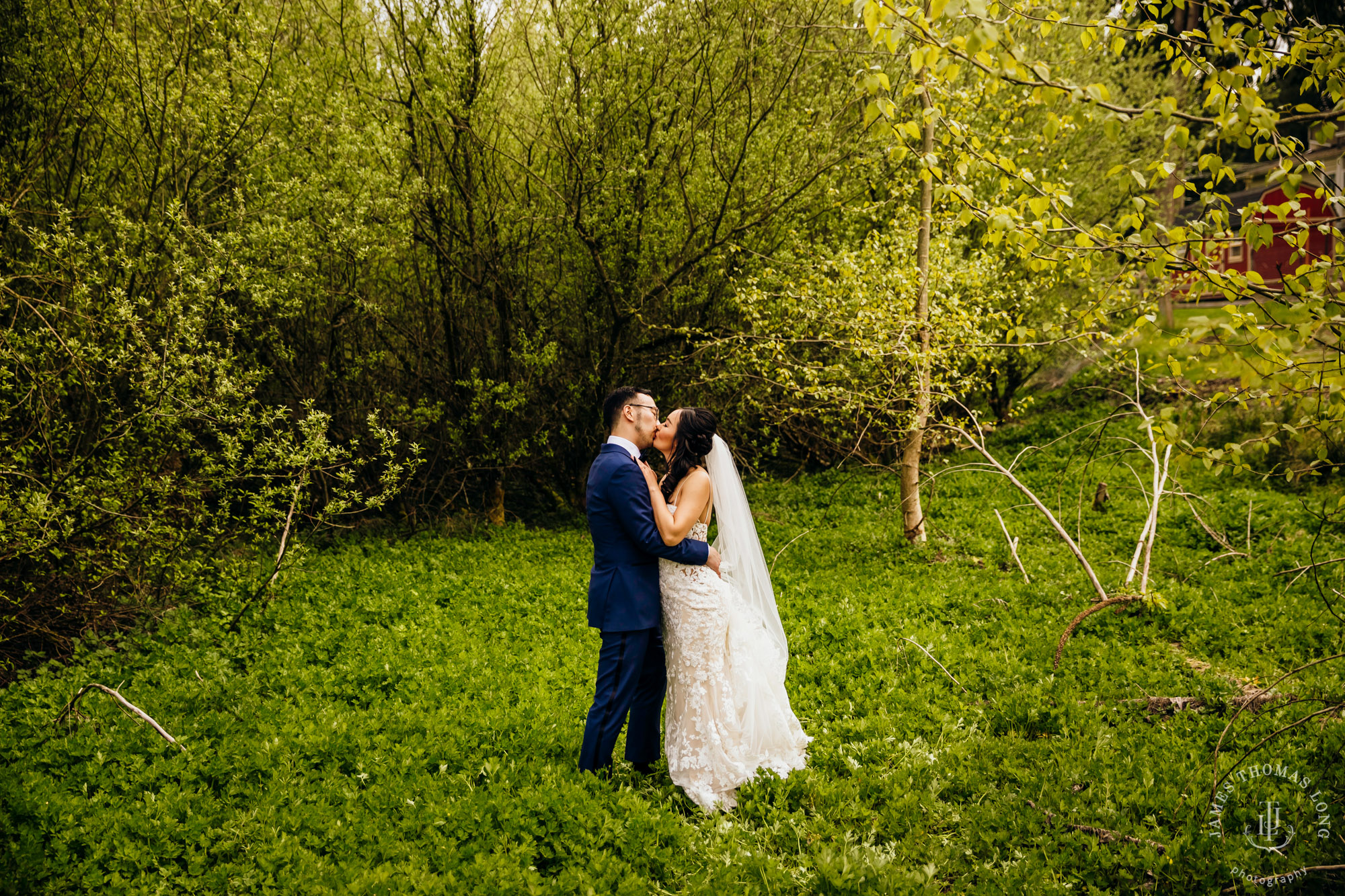 The Barn at Holly Farm Bothell wedding by Seattle wedding photographer James Thomas Long Photography