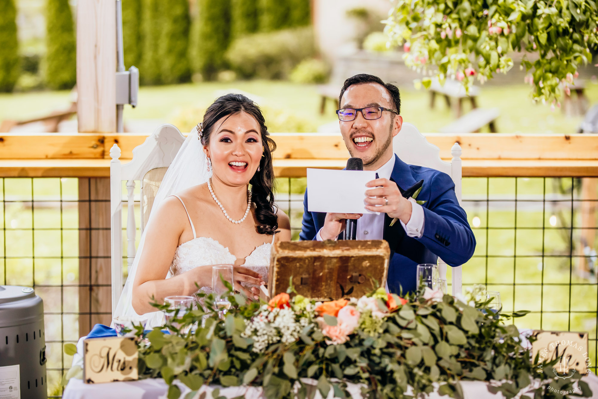 The Barn at Holly Farm Bothell wedding by Seattle wedding photographer James Thomas Long Photography