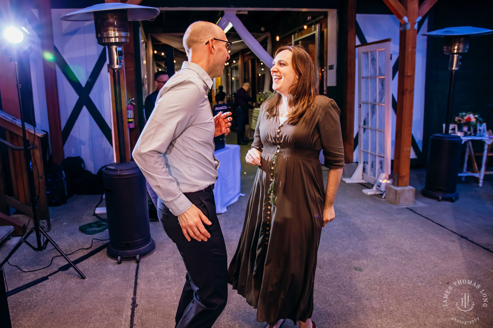 The Barn at Holly Farm Bothell wedding by Seattle wedding photographer James Thomas Long Photography