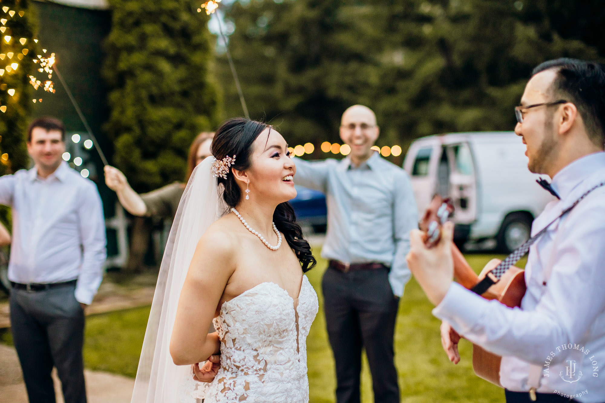 The Barn at Holly Farm Bothell wedding by Seattle wedding photographer James Thomas Long Photography