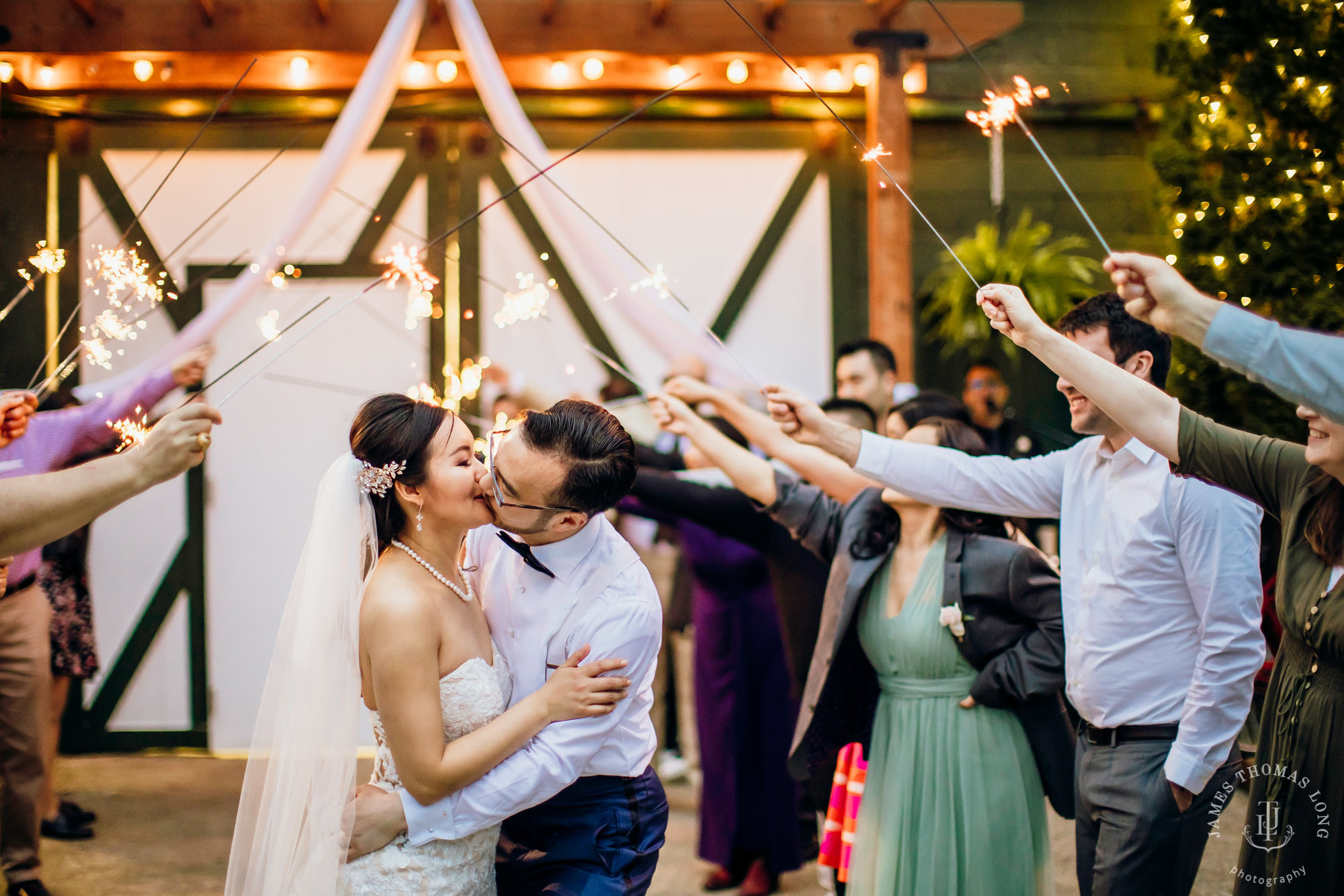 The Barn at Holly Farm Bothell wedding by Seattle wedding photographer James Thomas Long Photography