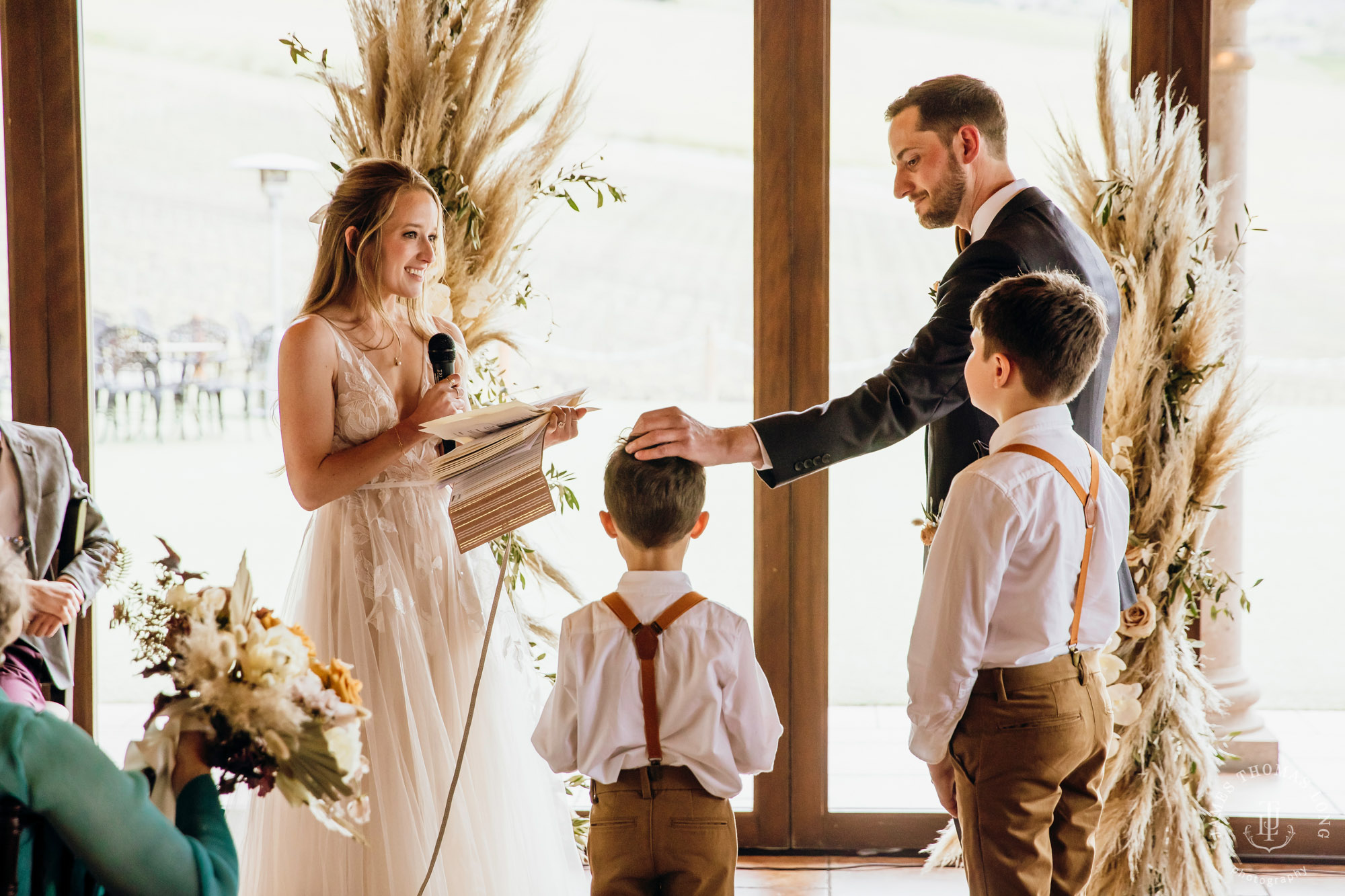 Tsillan Cellars Lake Chelan wedding by Seattle wedding photographer James Thomas Long Photography