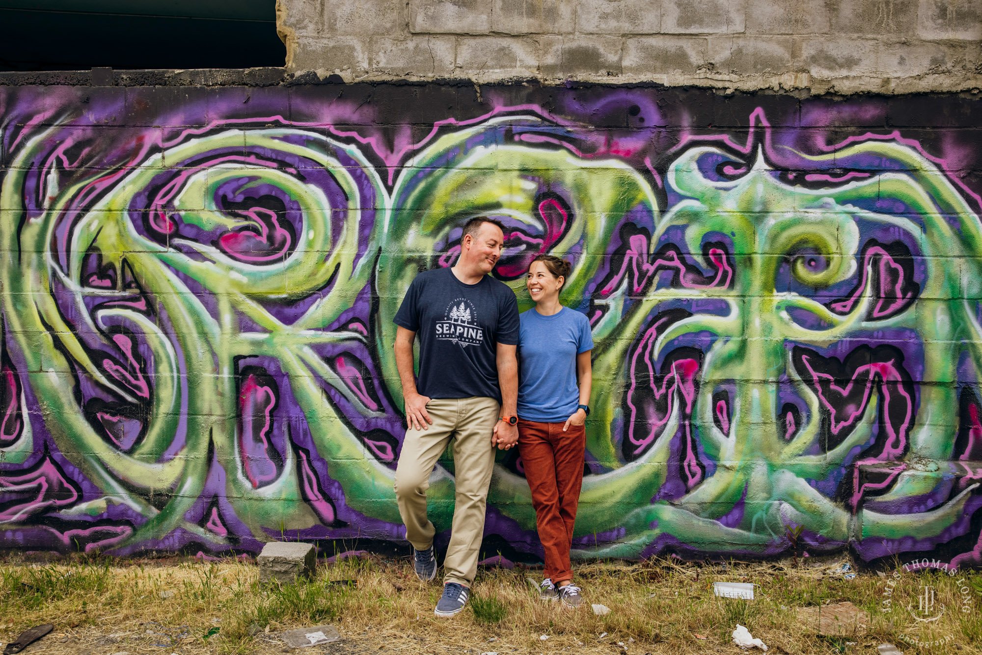 Seattle engagement session by Seattle wedding photographer James Thomas Long Photography