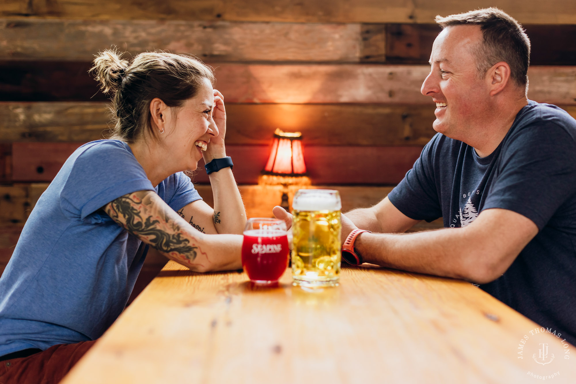 Seattle engagement session by Seattle wedding photographer James Thomas Long Photography