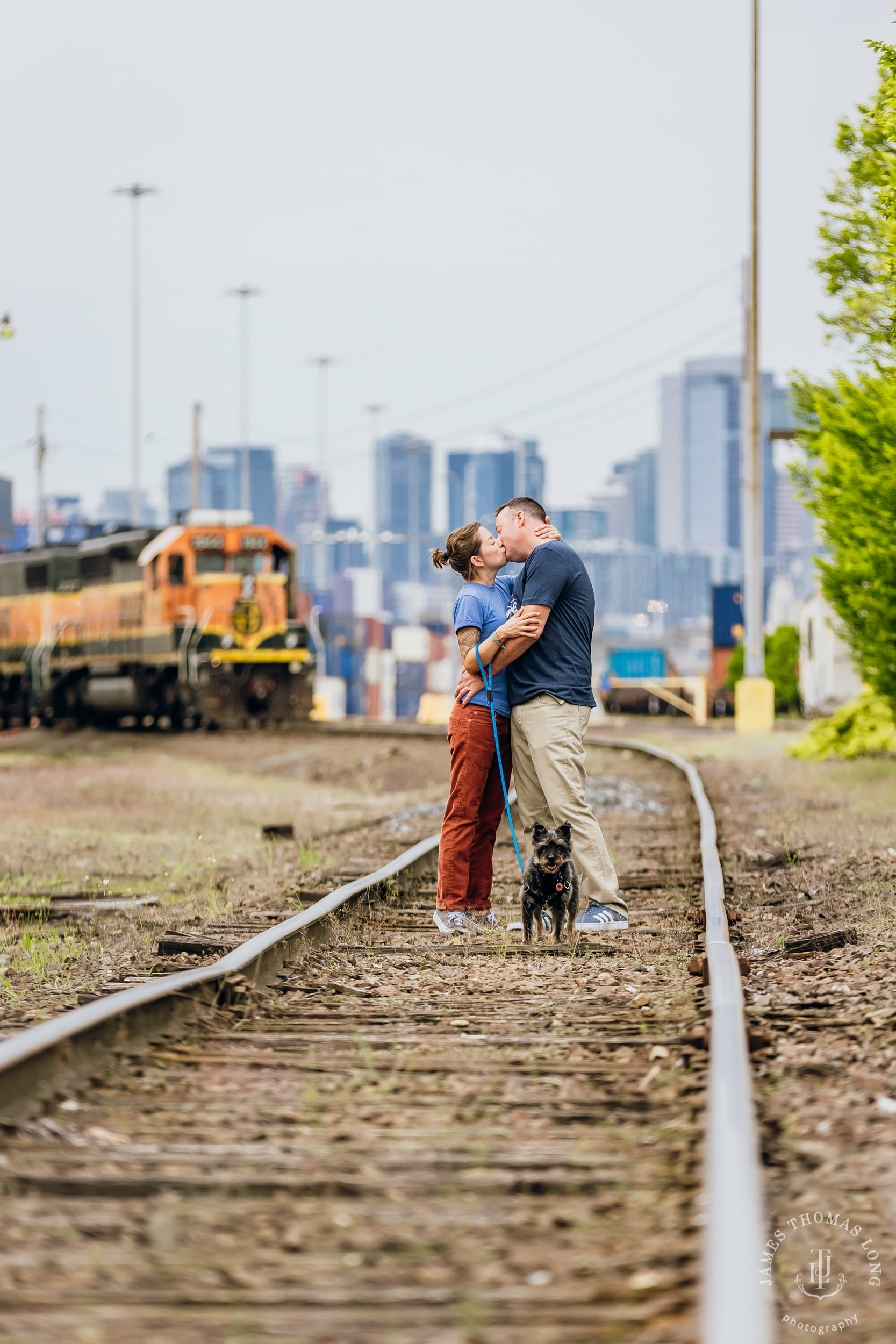 Seattle engagement session by Seattle wedding photographer James Thomas Long Photography