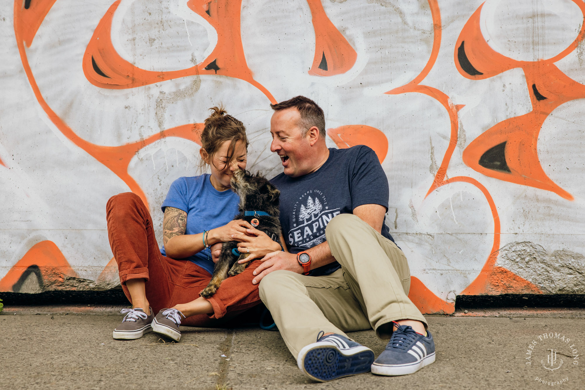 Seattle engagement session by Seattle wedding photographer James Thomas Long Photography