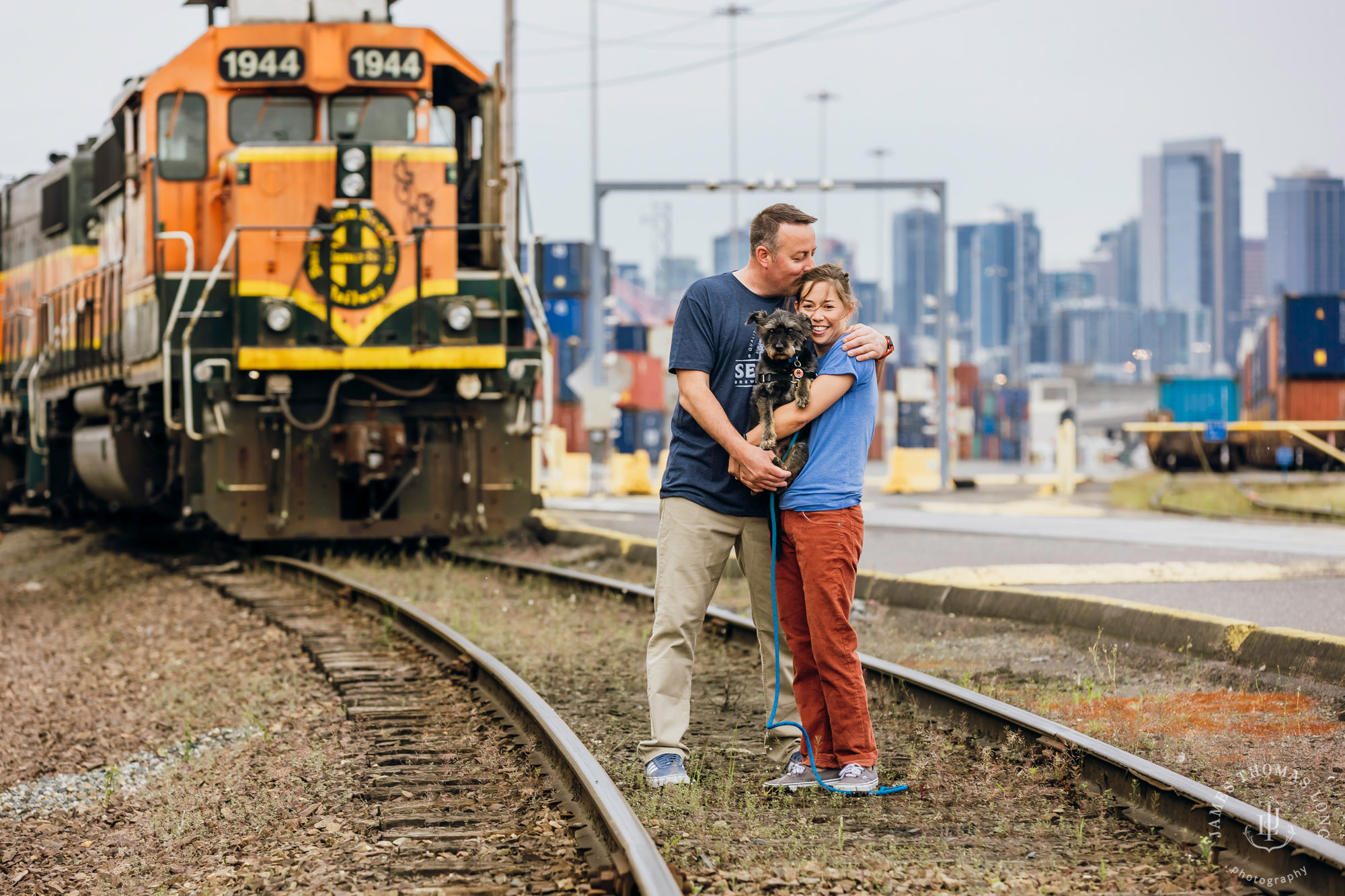 Seattle engagement session by Seattle wedding photographer James Thomas Long Photography