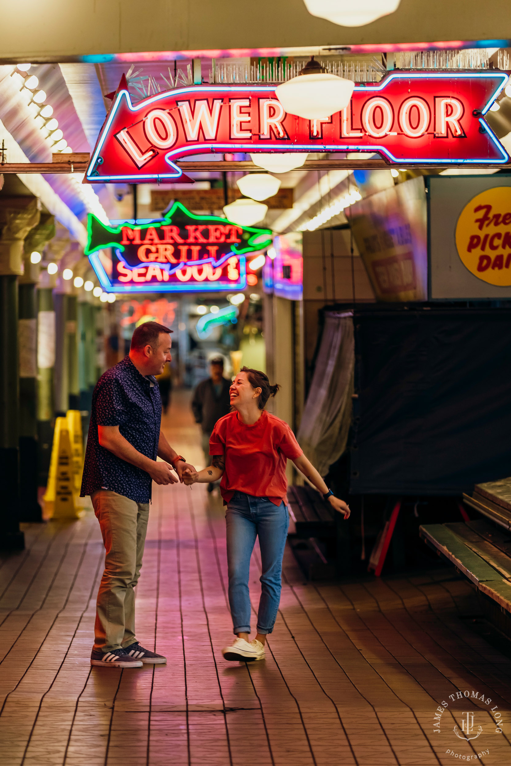 Seattle engagement session by Seattle wedding photographer James Thomas Long Photography