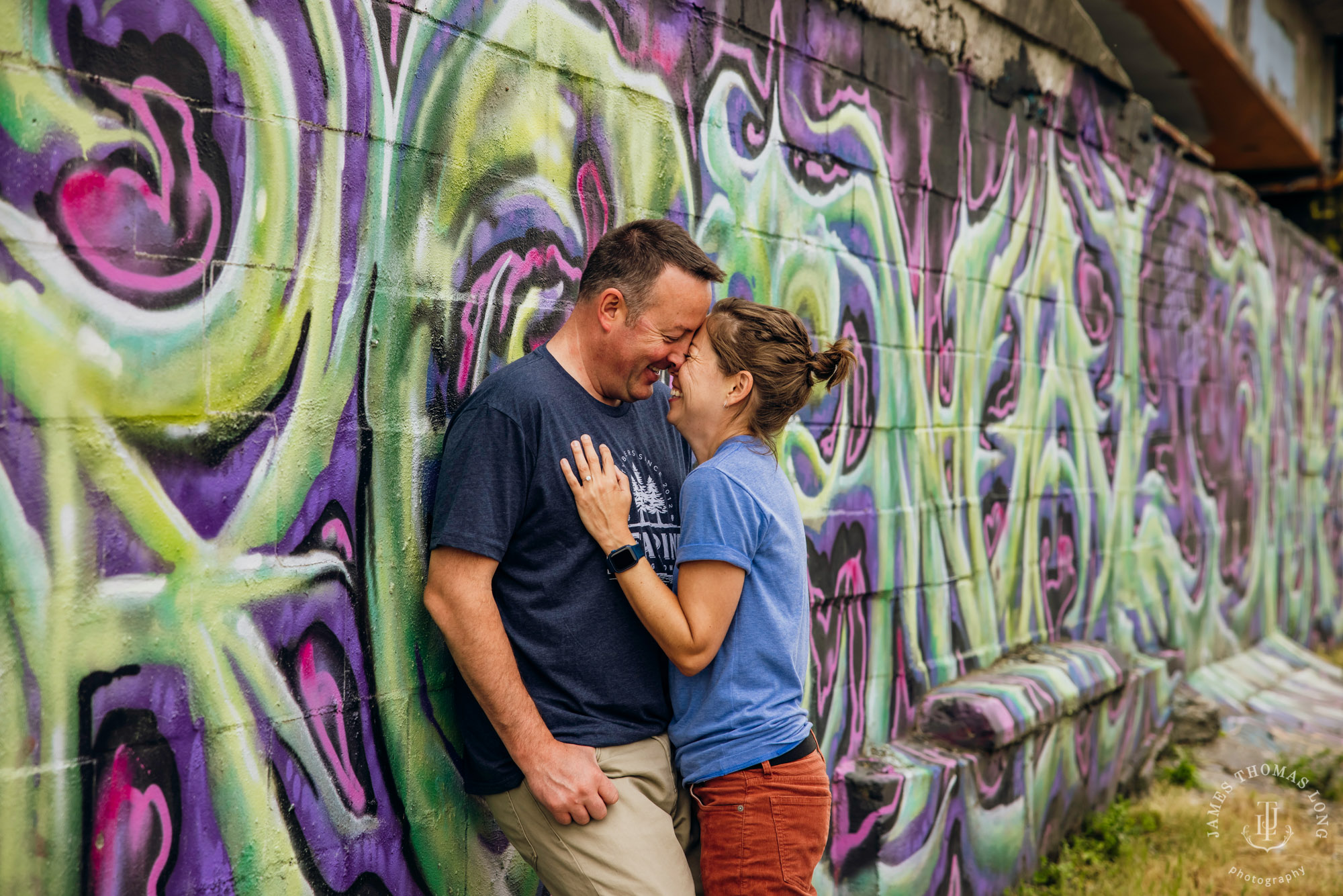 Seattle engagement session by Seattle wedding photographer James Thomas Long Photography