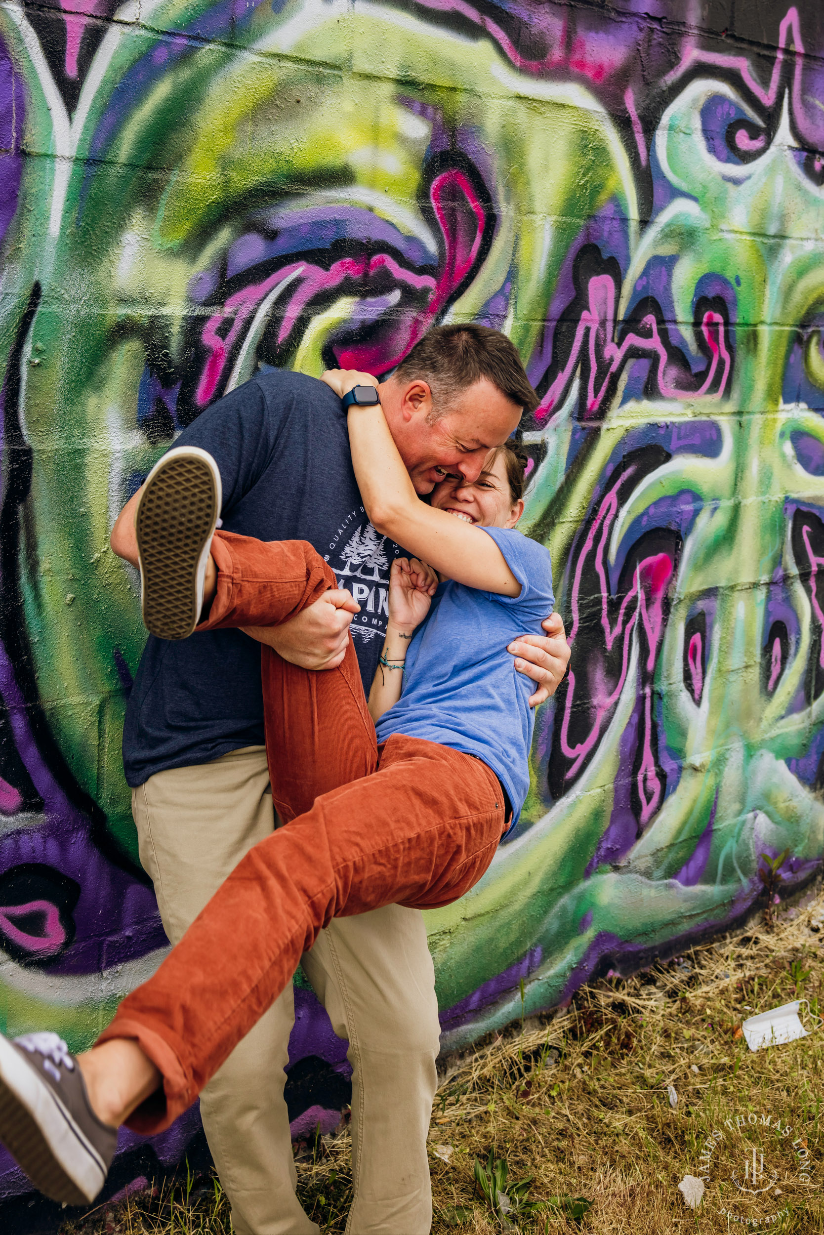 Seattle engagement session by Seattle wedding photographer James Thomas Long Photography