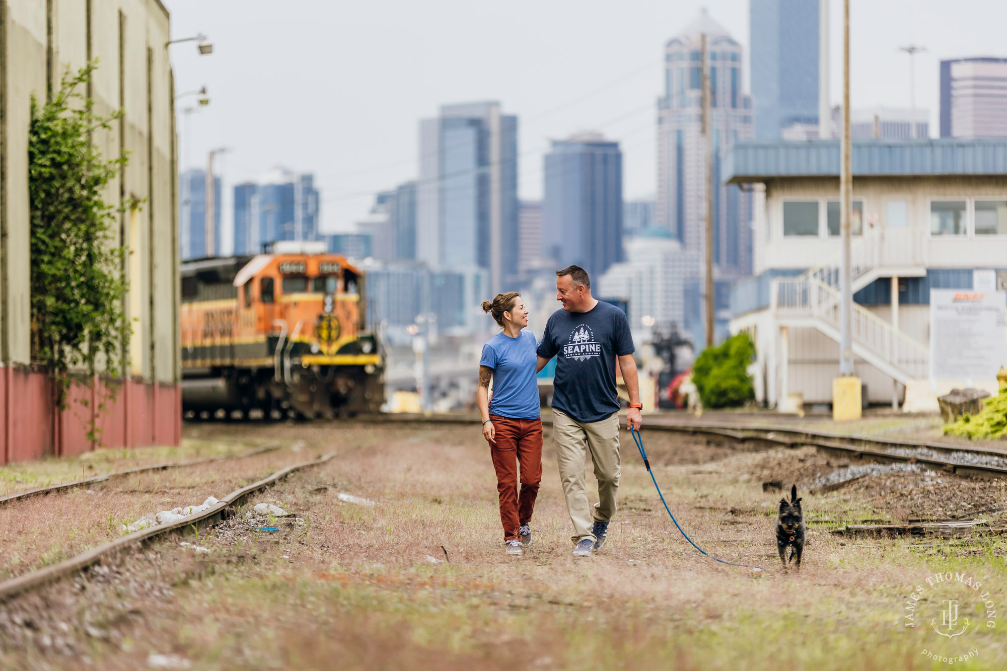 Seattle engagement session by Seattle wedding photographer James Thomas Long Photography