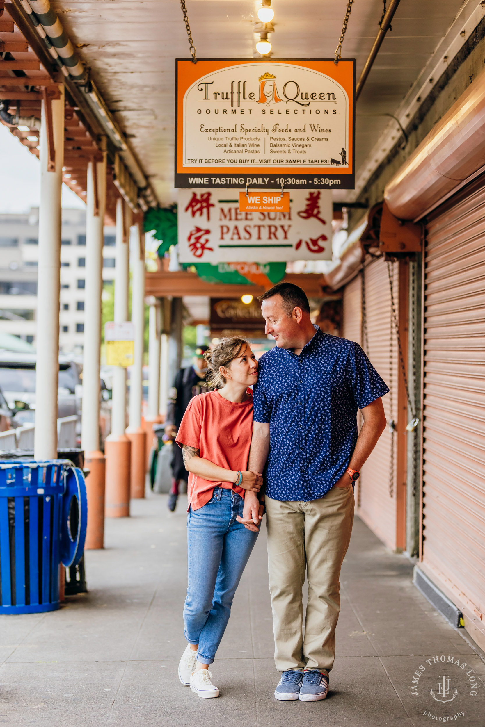 Seattle engagement session by Seattle wedding photographer James Thomas Long Photography