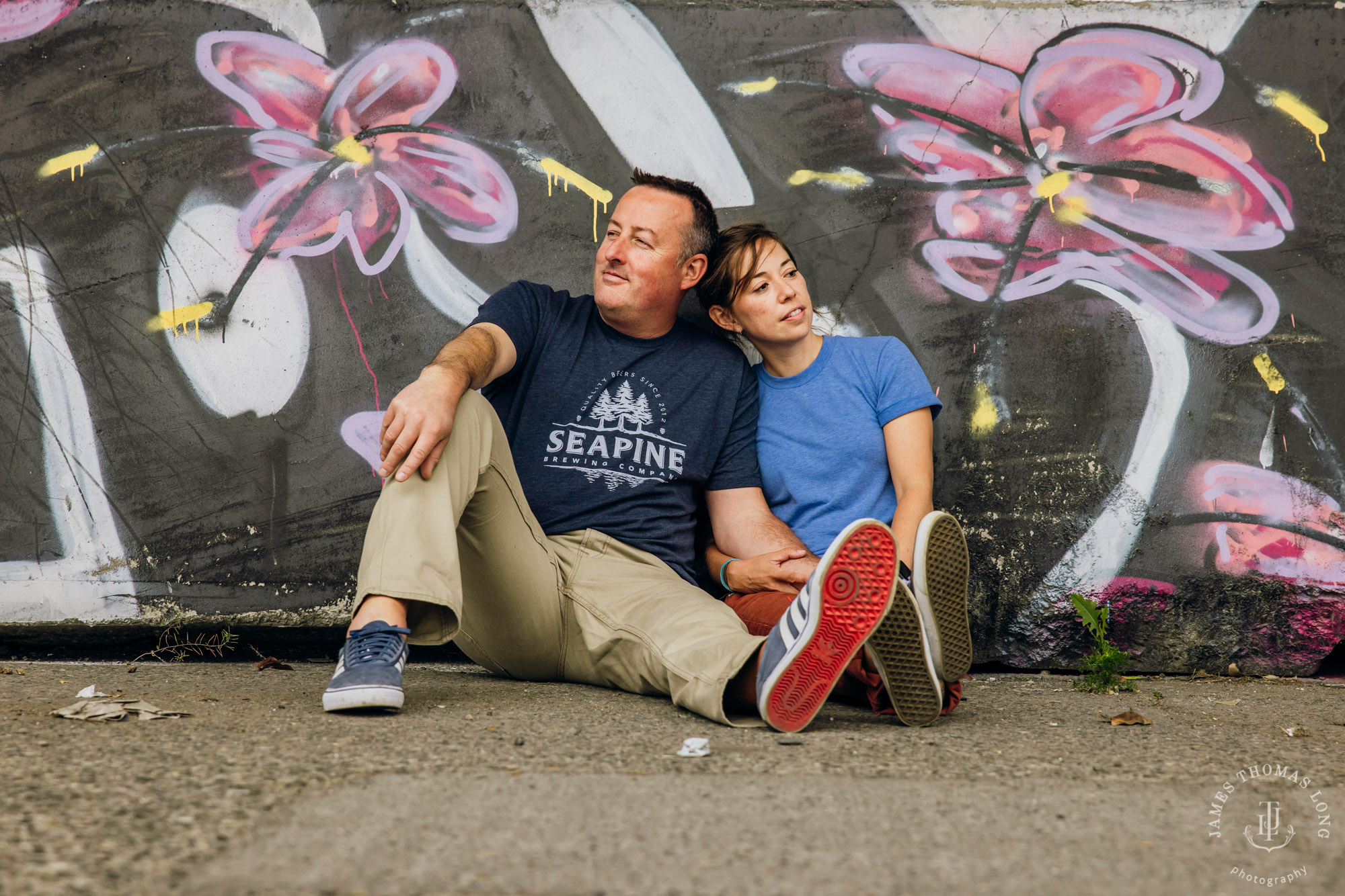 Seattle engagement session by Seattle wedding photographer James Thomas Long Photography