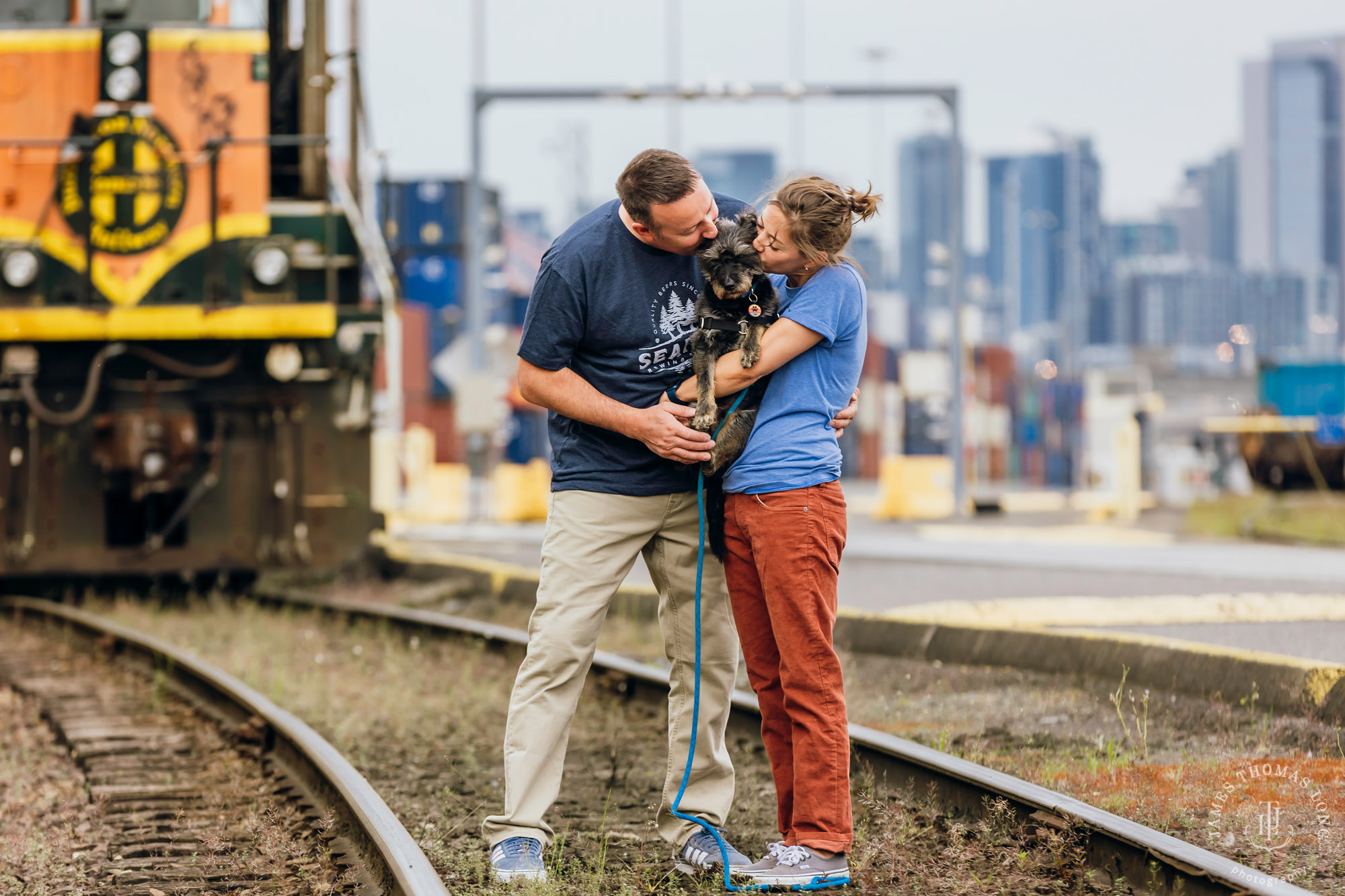 Seattle engagement session by Seattle wedding photographer James Thomas Long Photography