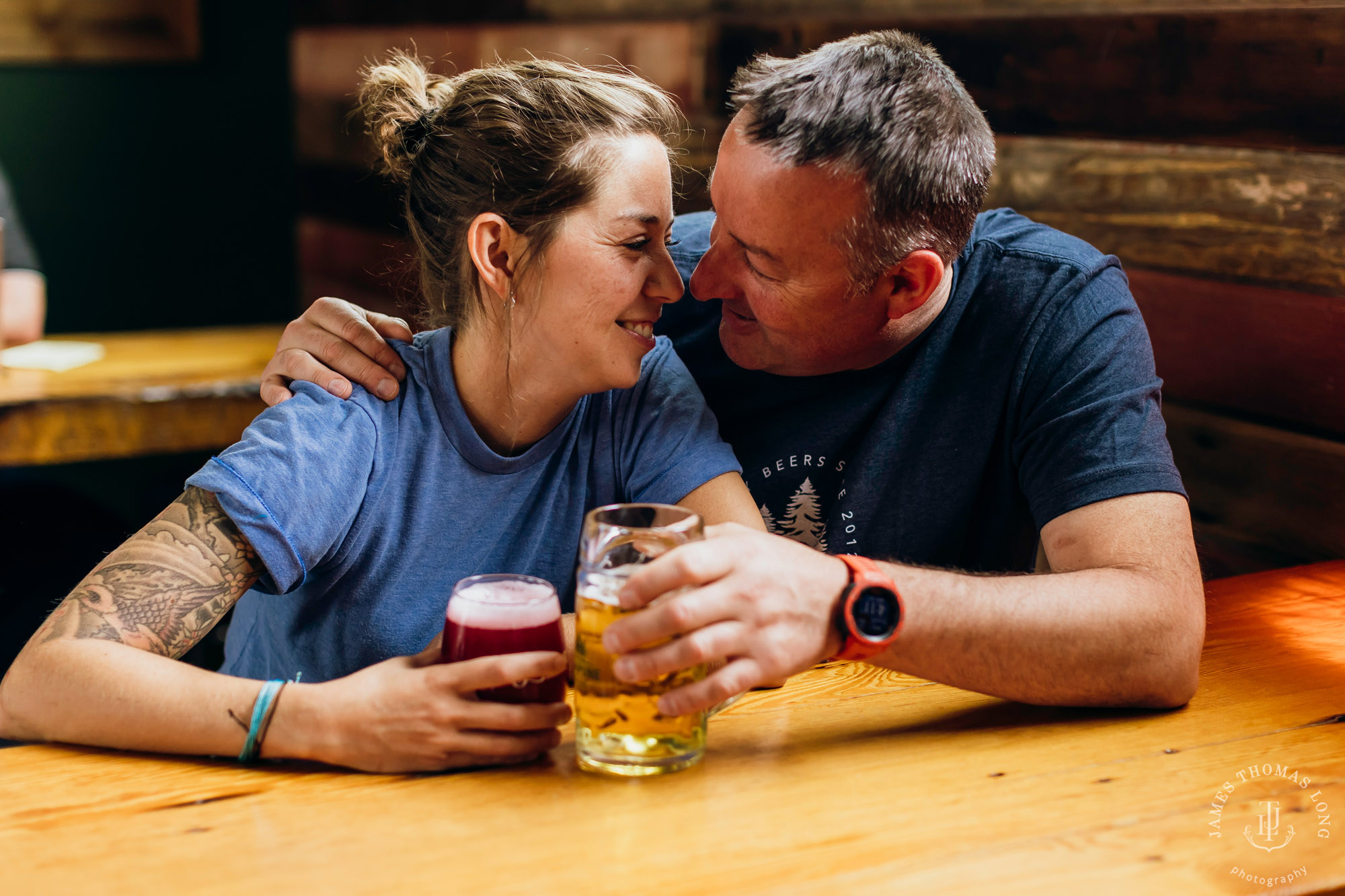 Seattle engagement session by Seattle wedding photographer James Thomas Long Photography