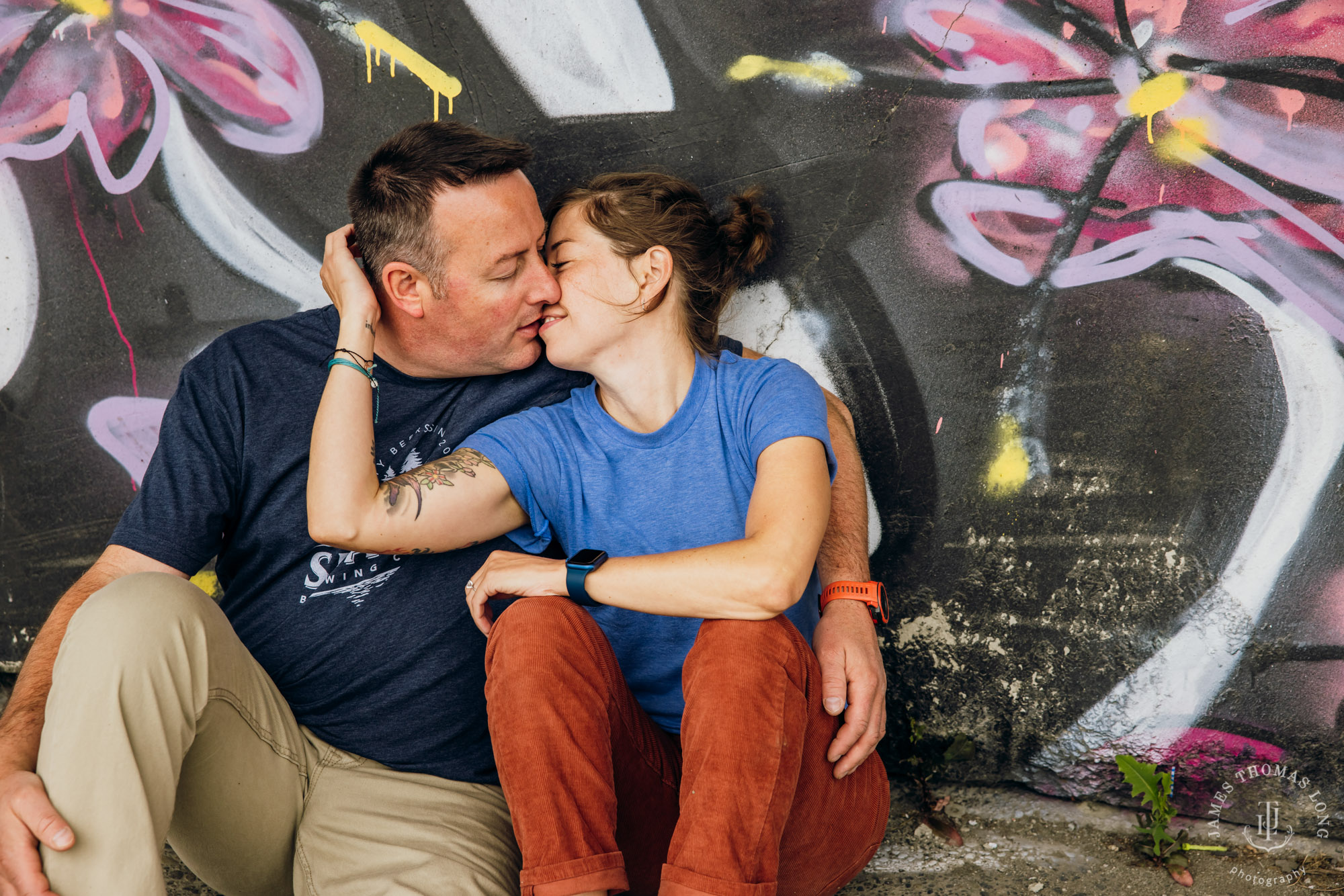 Seattle engagement session by Seattle wedding photographer James Thomas Long Photography