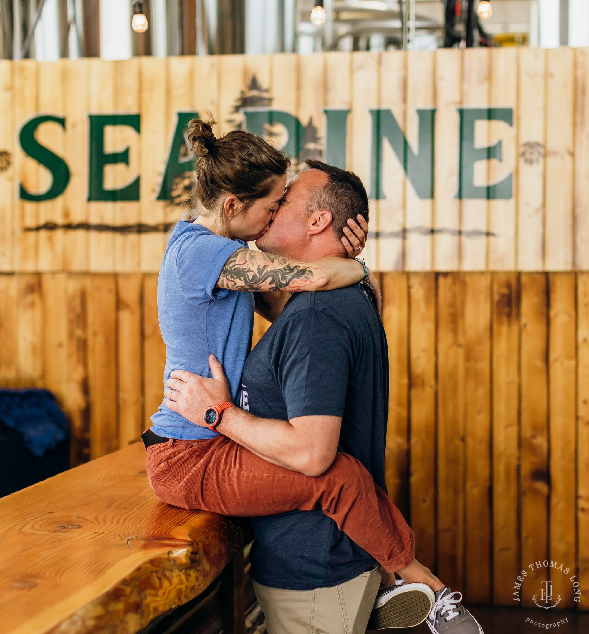 Seattle engagement session by Seattle wedding photographer James Thomas Long Photography