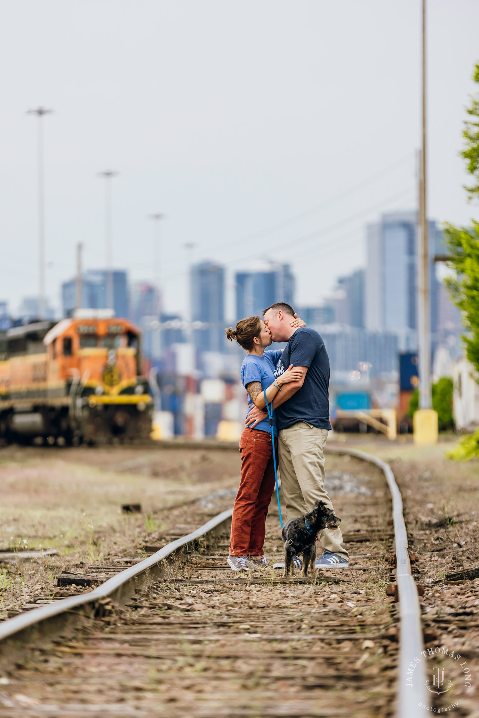 Seattle engagement session by Seattle wedding photographer James Thomas Long Photography