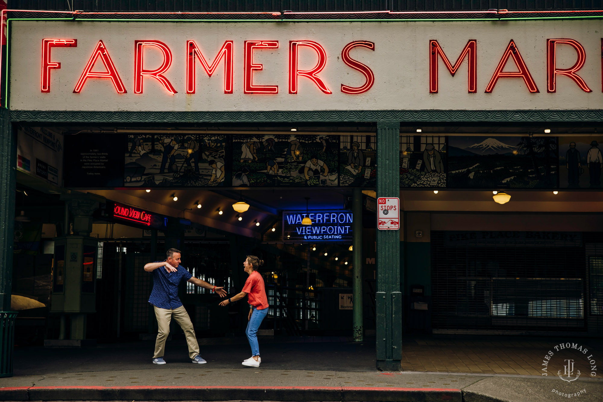 Seattle engagement session by Seattle wedding photographer James Thomas Long Photography