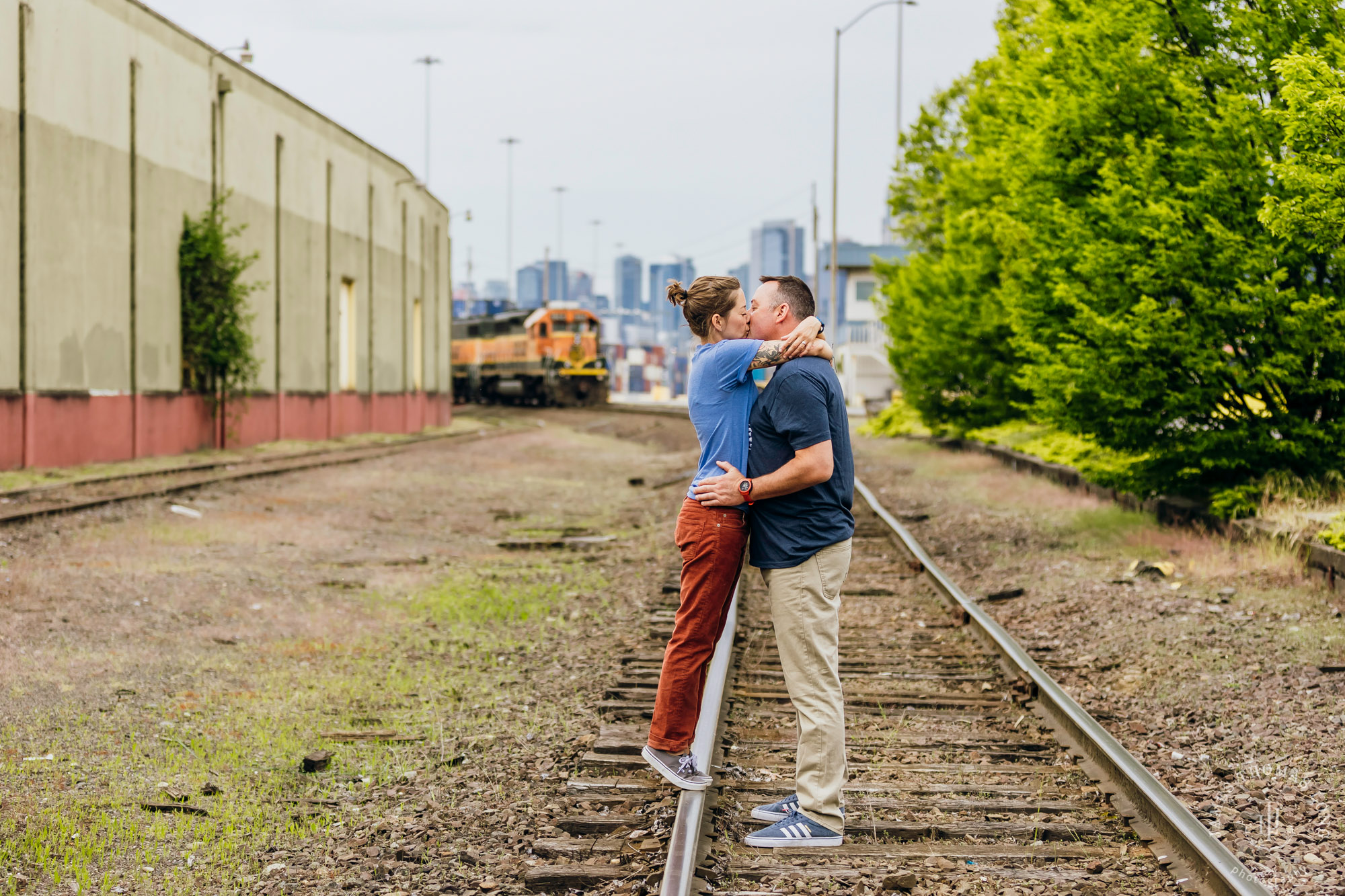 Seattle engagement session by Seattle wedding photographer James Thomas Long Photography