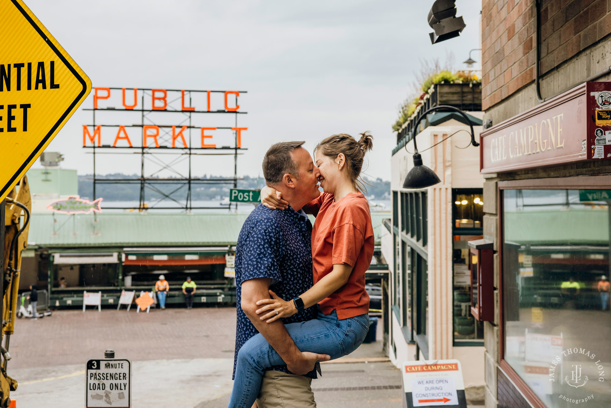 Seattle engagement session by Seattle wedding photographer James Thomas Long Photography