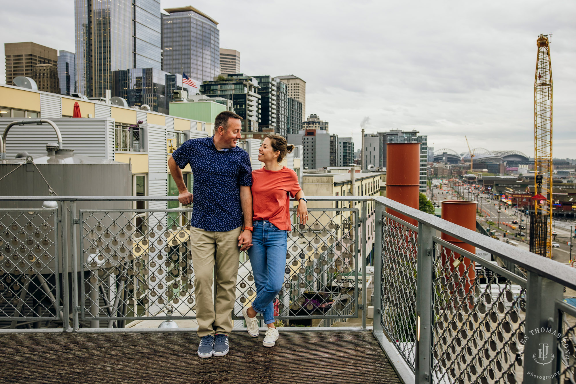 Seattle engagement session by Seattle wedding photographer James Thomas Long Photography