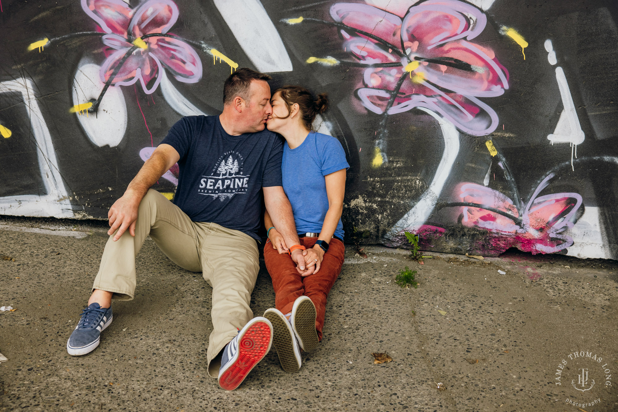 Seattle engagement session by Seattle wedding photographer James Thomas Long Photography