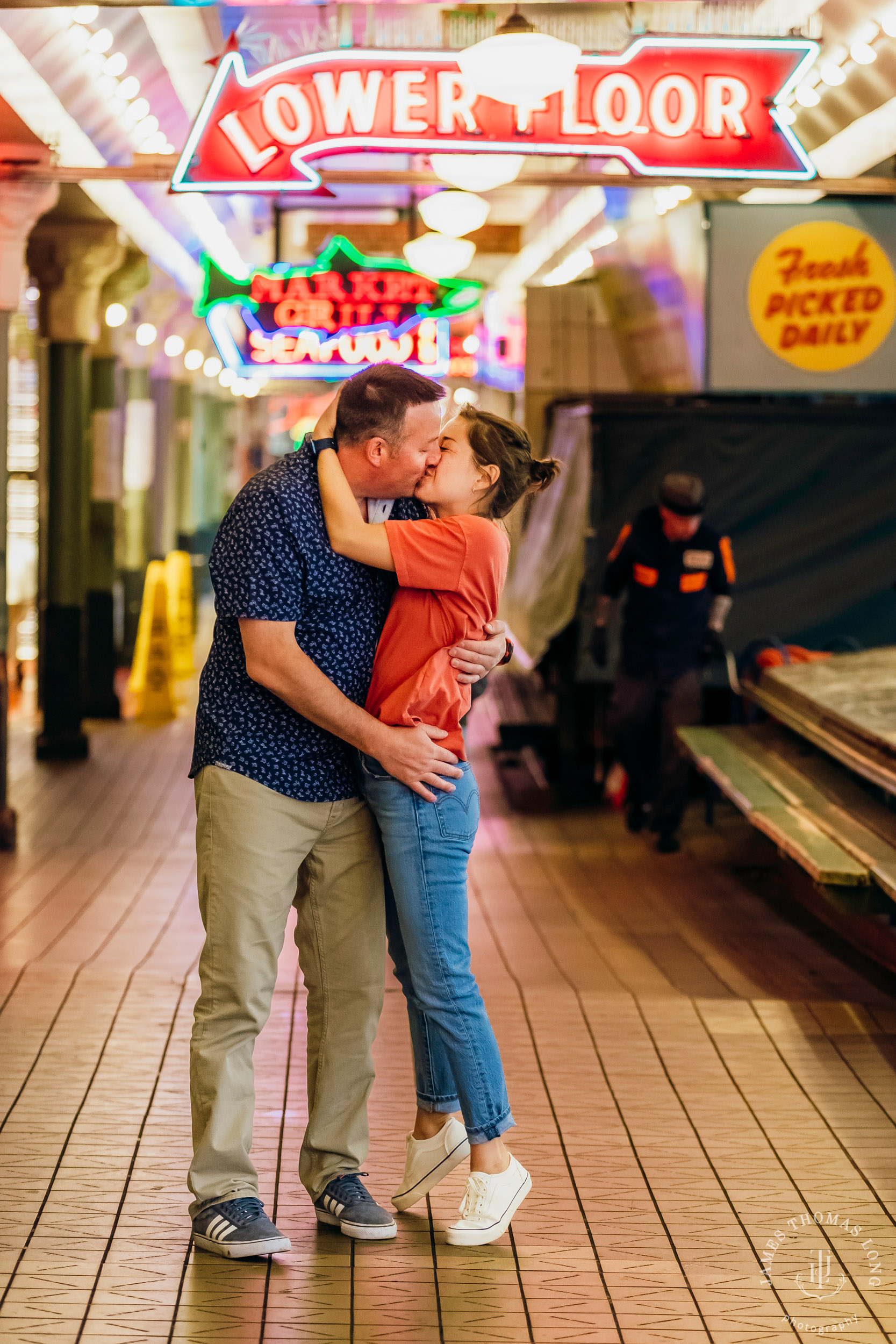 Seattle engagement session by Seattle wedding photographer James Thomas Long Photography