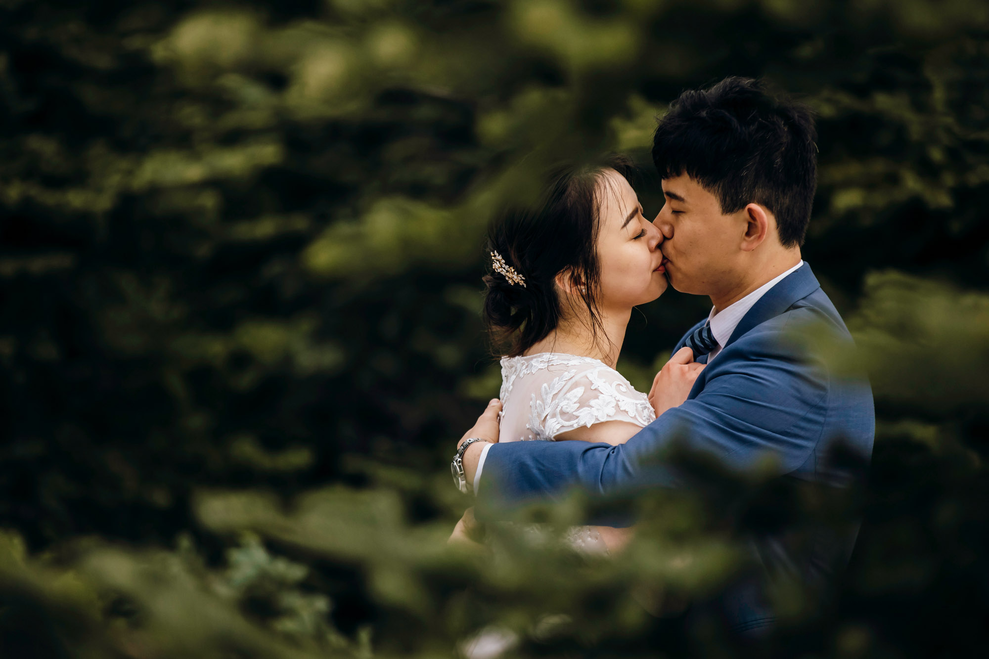 Pacific Northwest mountain engagement session by Seattle adventure elopement photographer James Thomas Long Photography