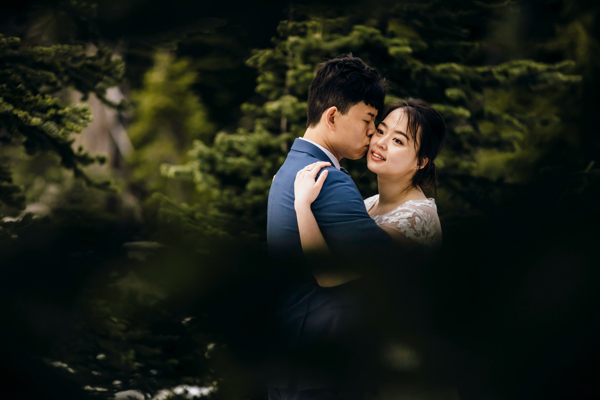 Pacific Northwest mountain engagement session by Seattle adventure elopement photographer James Thomas Long Photography