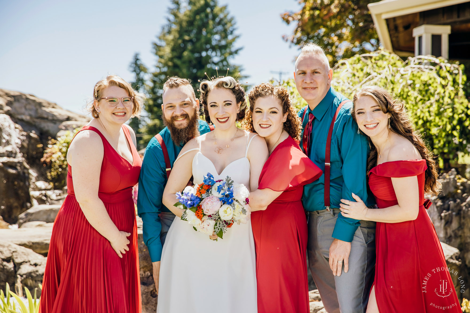 Mountain View Manor Enumclaw Mount Rainier wedding by Seattle wedding photographer James Thomas Long Photography