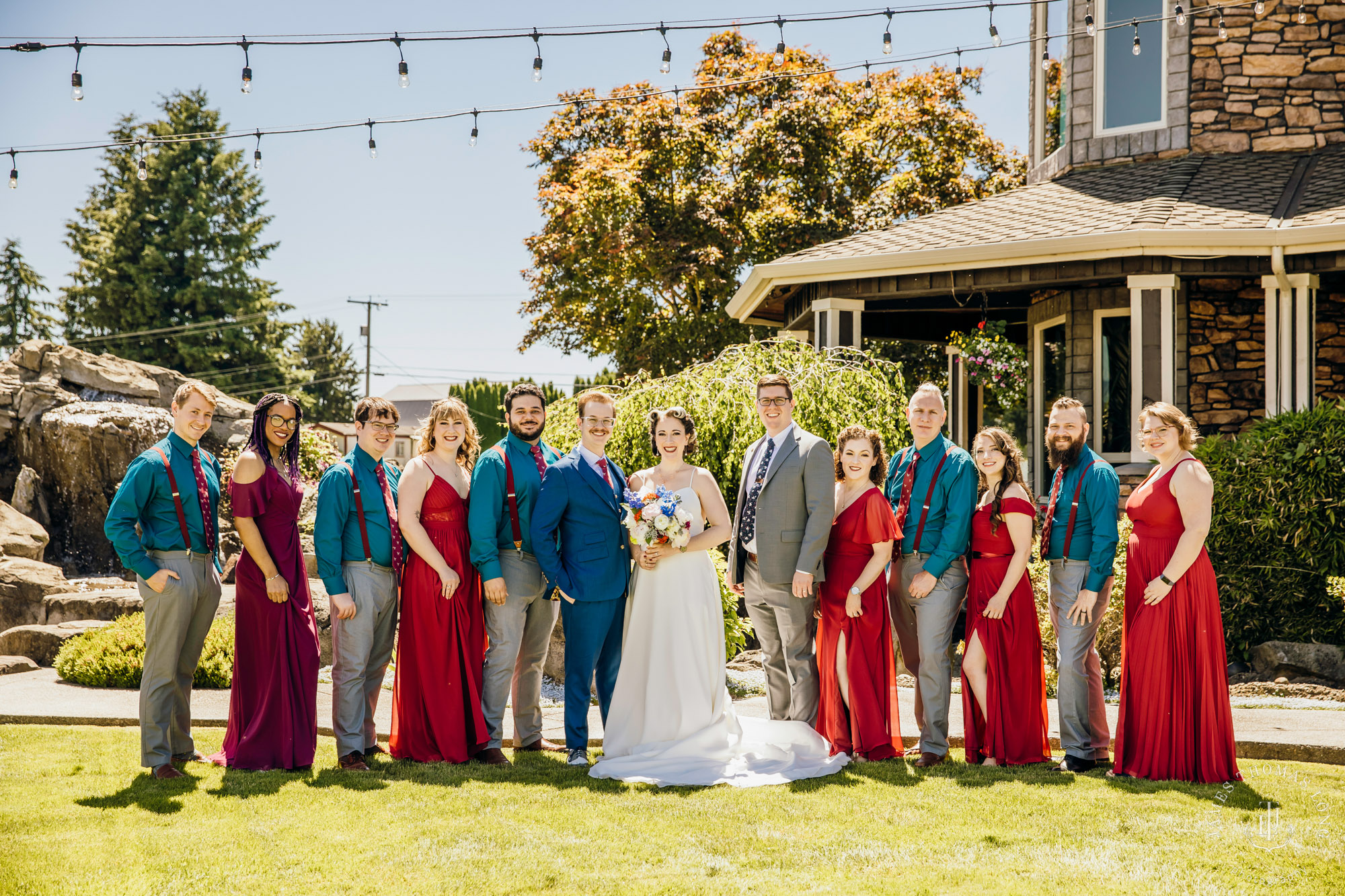 Mountain View Manor Enumclaw Mount Rainier wedding by Seattle wedding photographer James Thomas Long Photography