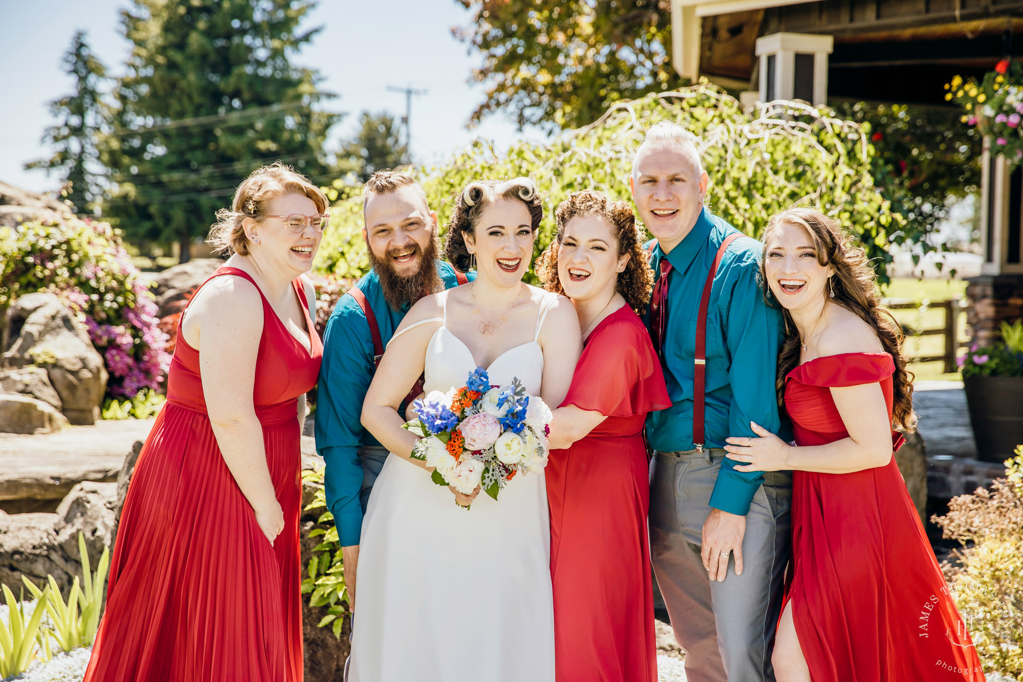 Mountain View Manor Enumclaw Mount Rainier wedding by Seattle wedding photographer James Thomas Long Photography