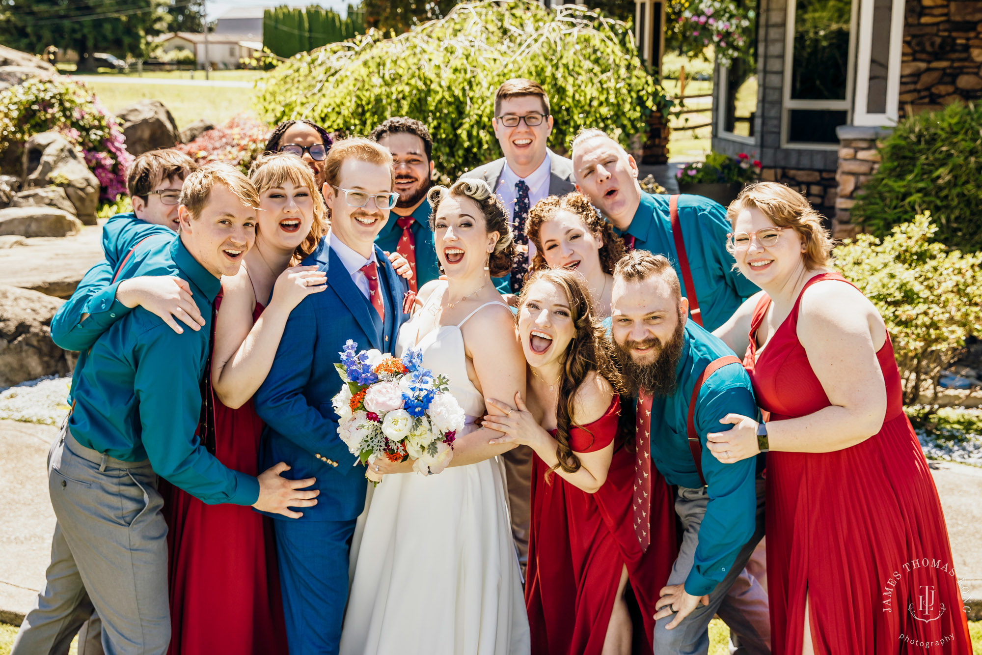 Mountain View Manor Enumclaw Mount Rainier wedding by Seattle wedding photographer James Thomas Long Photography