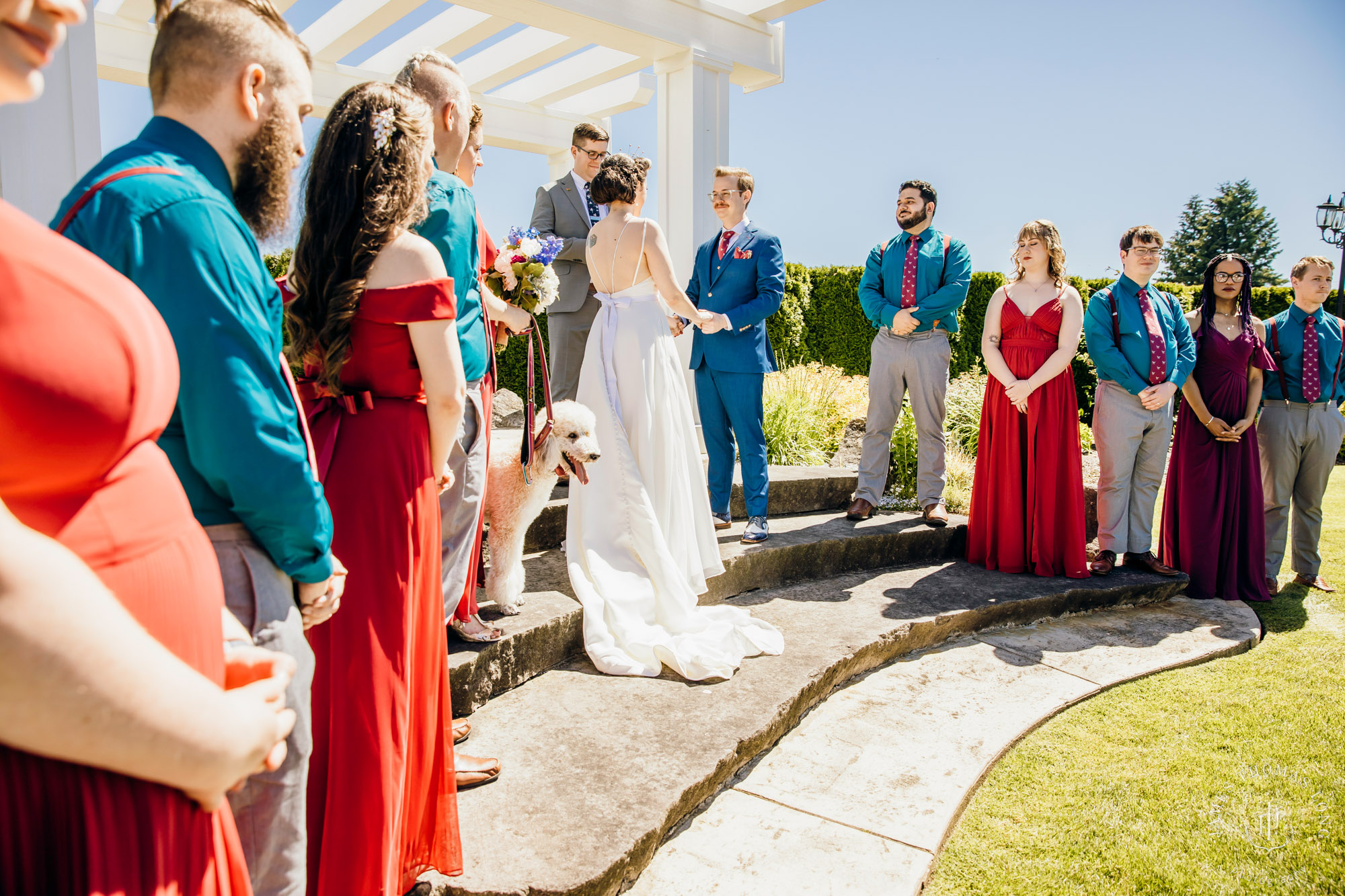 Mountain View Manor Enumclaw Mount Rainier wedding by Seattle wedding photographer James Thomas Long Photography