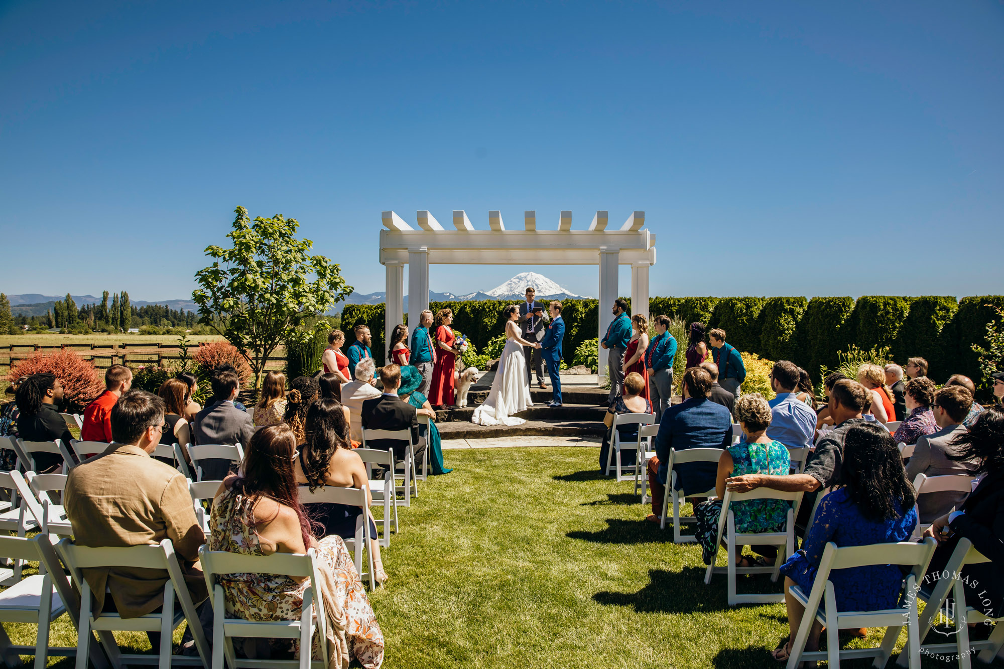 Mountain View Manor Enumclaw Mount Rainier wedding by Seattle wedding photographer James Thomas Long Photography