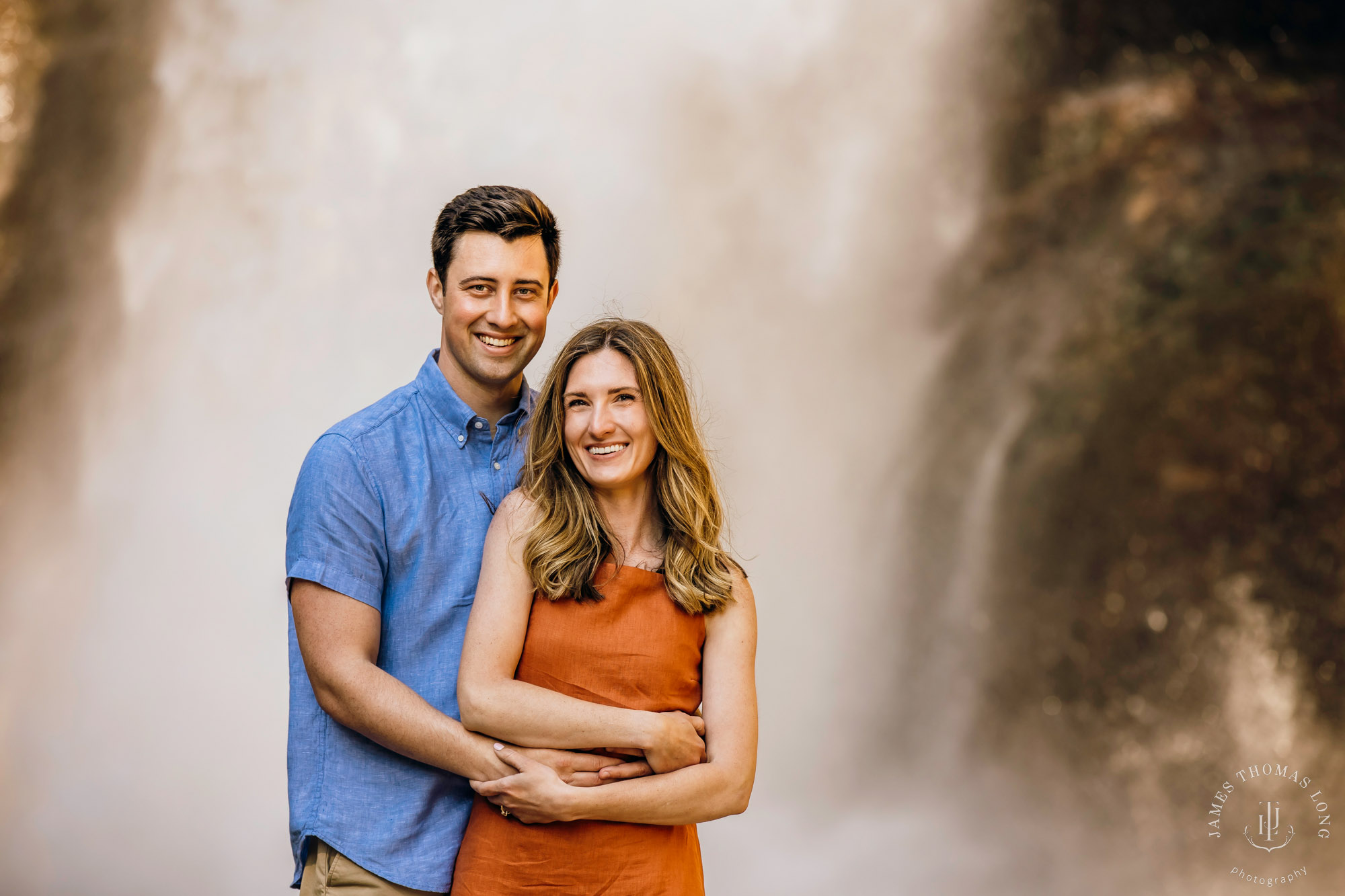 Adventure engagement in the Cascades by Snoqualmie adventure elopement photographer James Thomas Long Photography