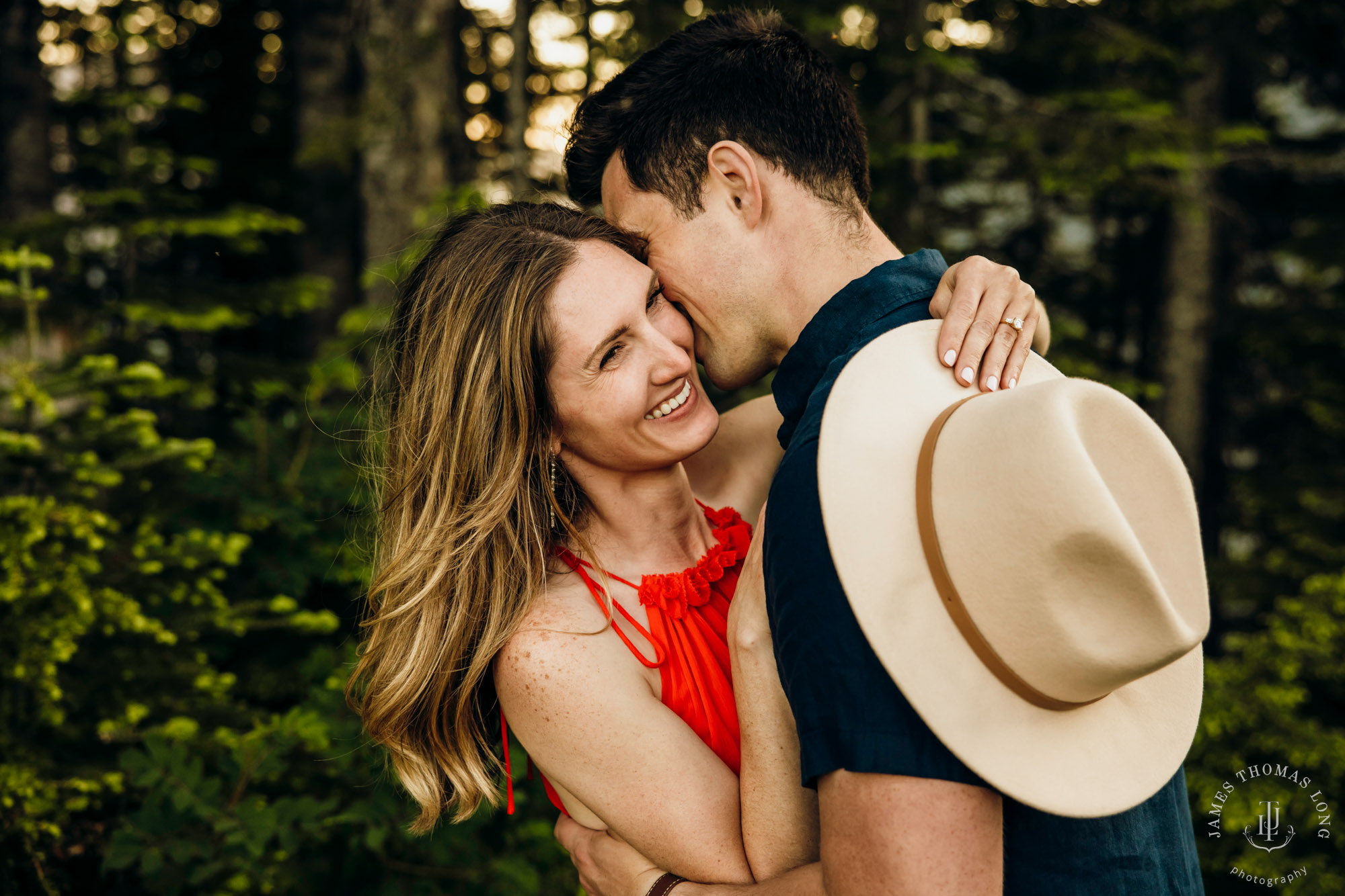 Adventure engagement in the Cascades by Snoqualmie adventure elopement photographer James Thomas Long Photography